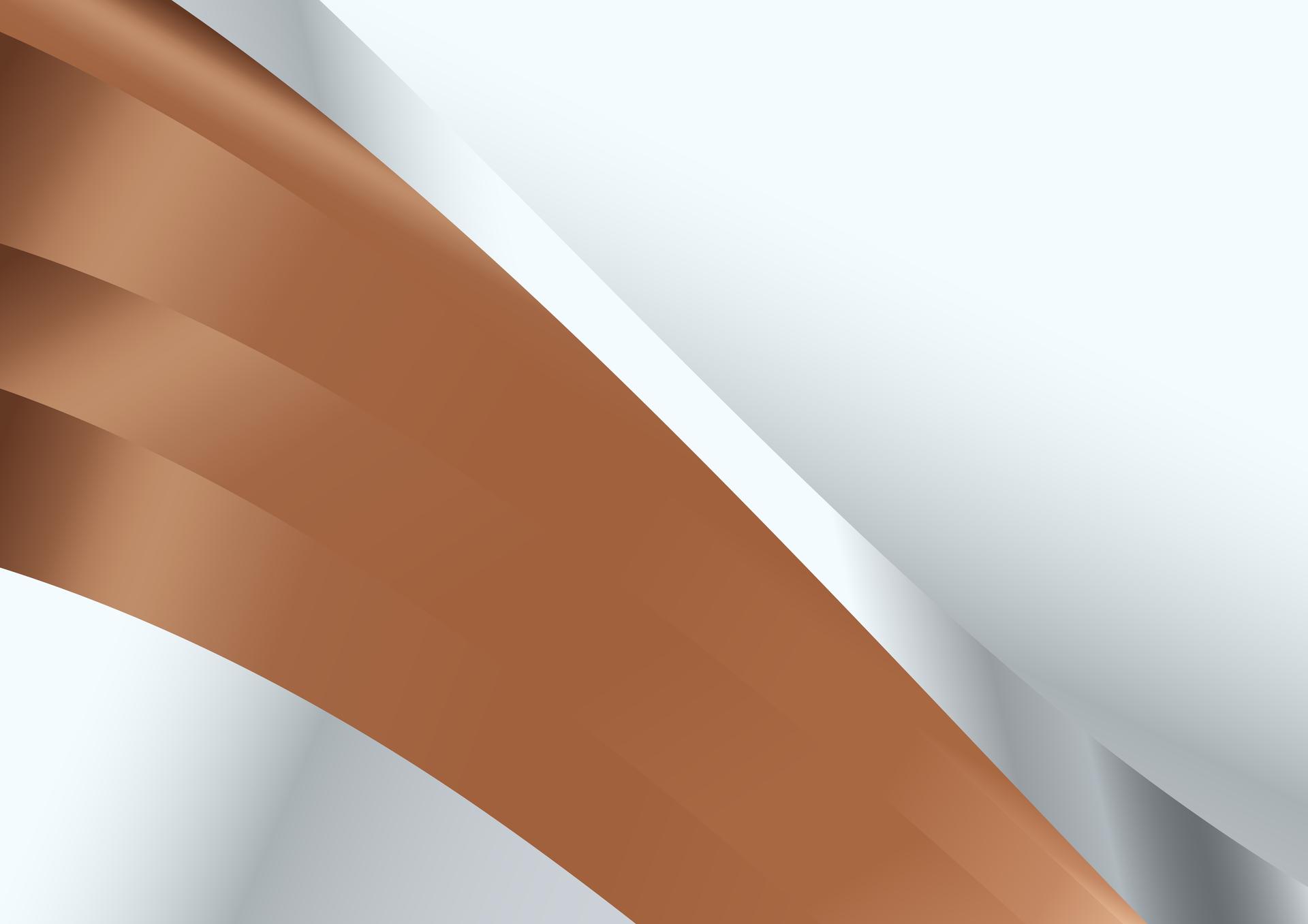 Abstract Brown Business Wave Presentation Design