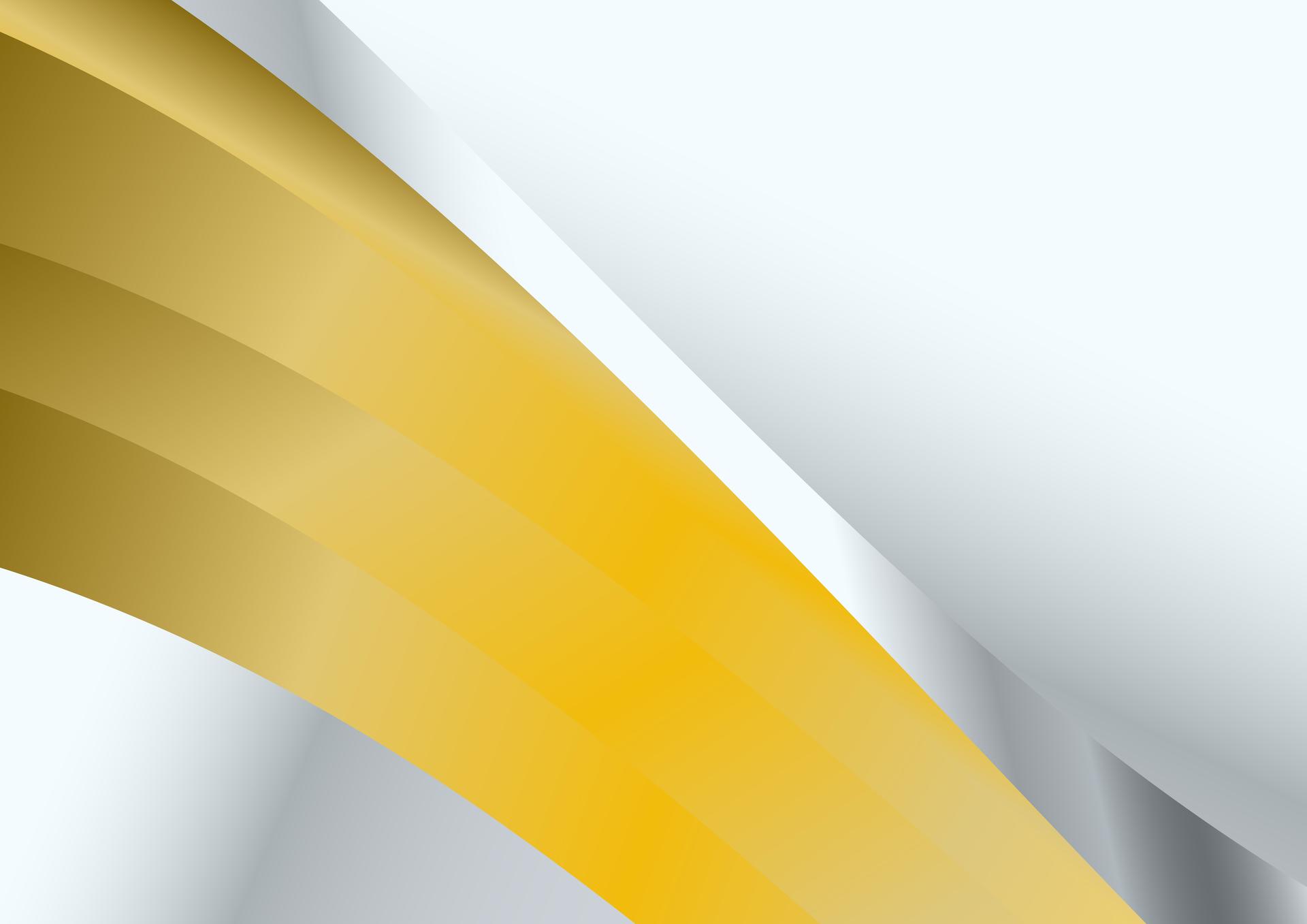 Abstract Dark Yellow Wave Business Presentation Design