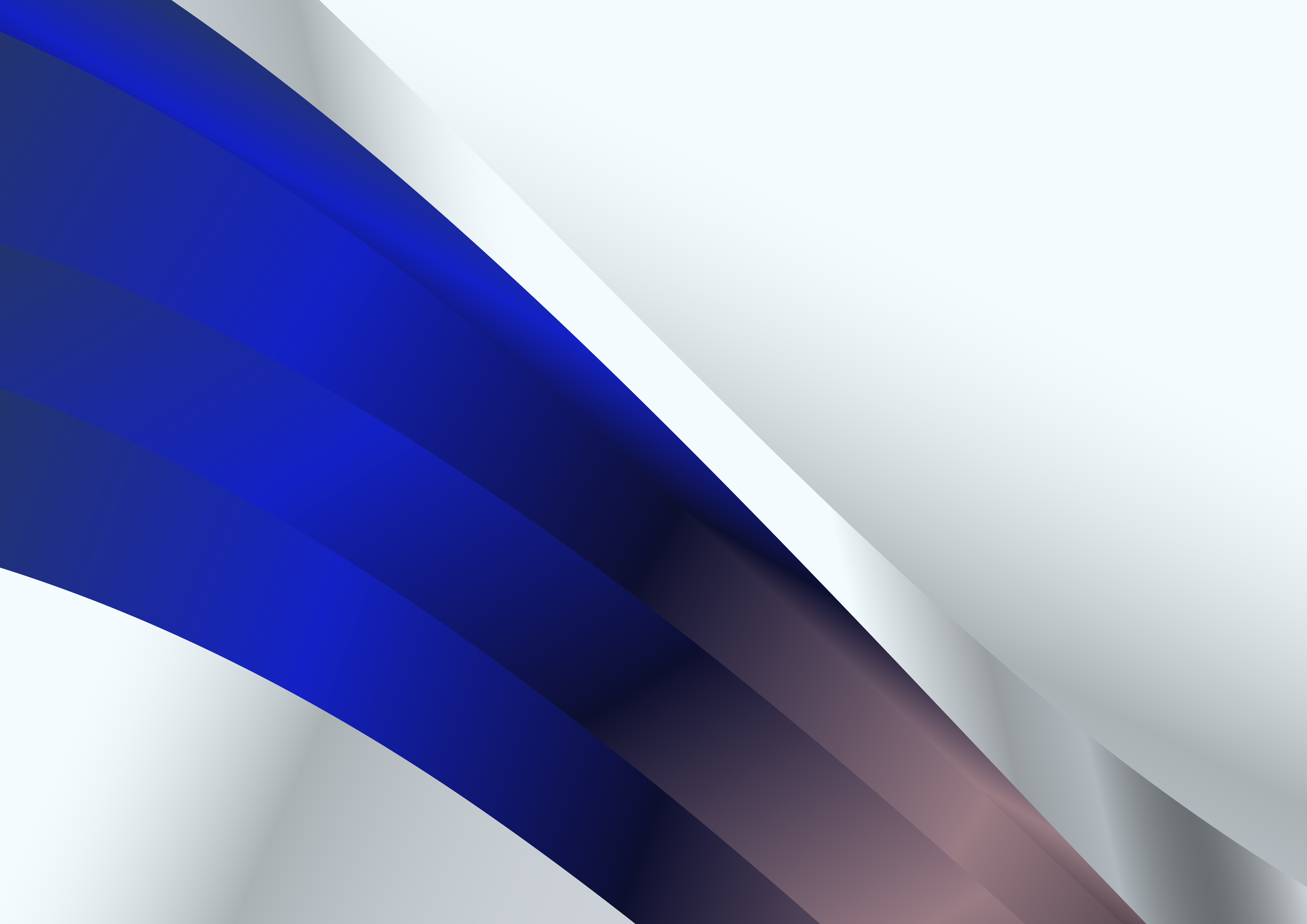 Abstract Blue and Brown Business Wave Presentation