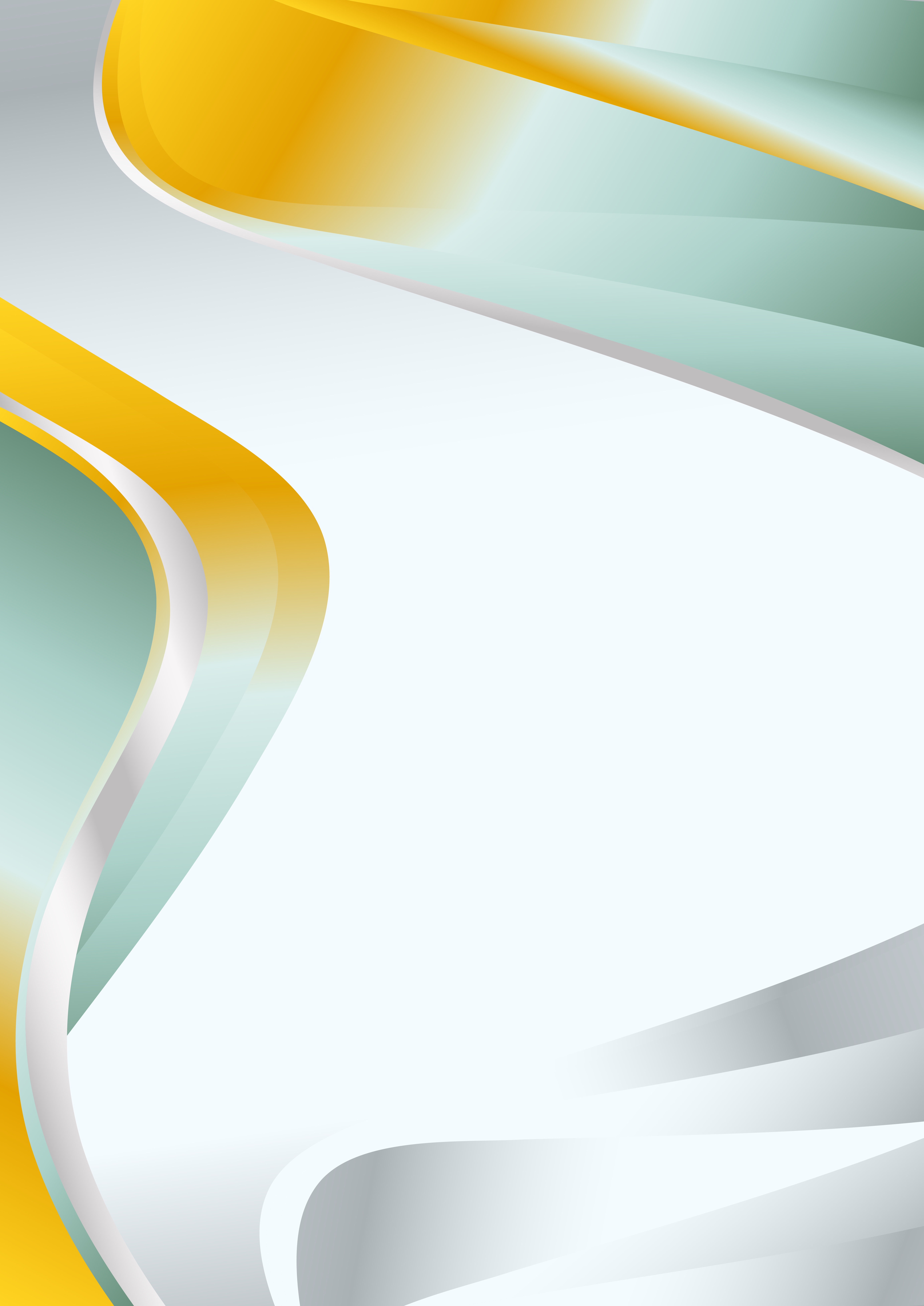 Abstract Design with Gold and Teal Accents