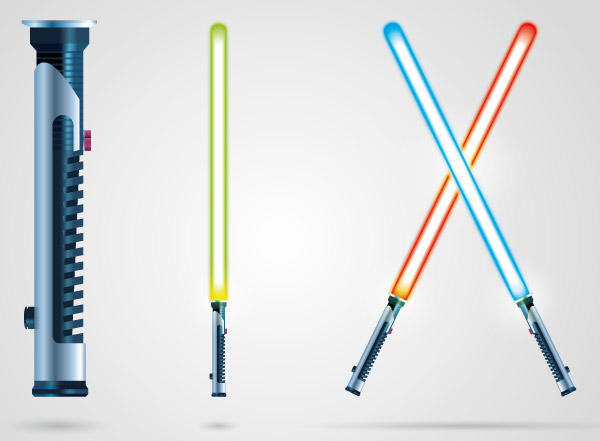 Free Vector Lightsaber