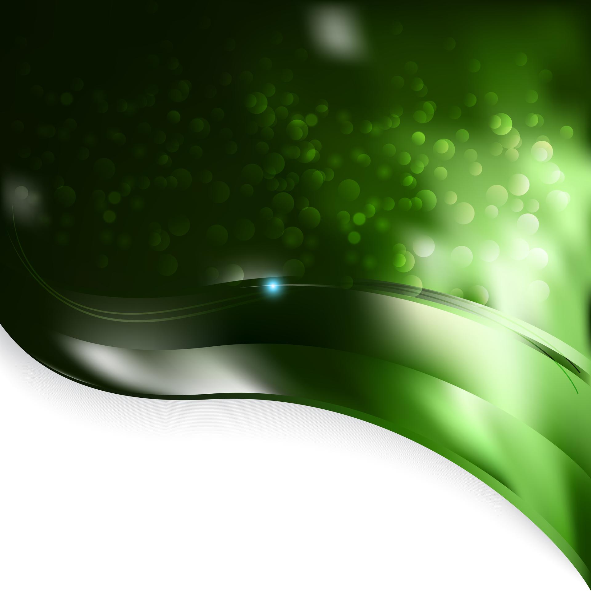 Green Wave Abstract