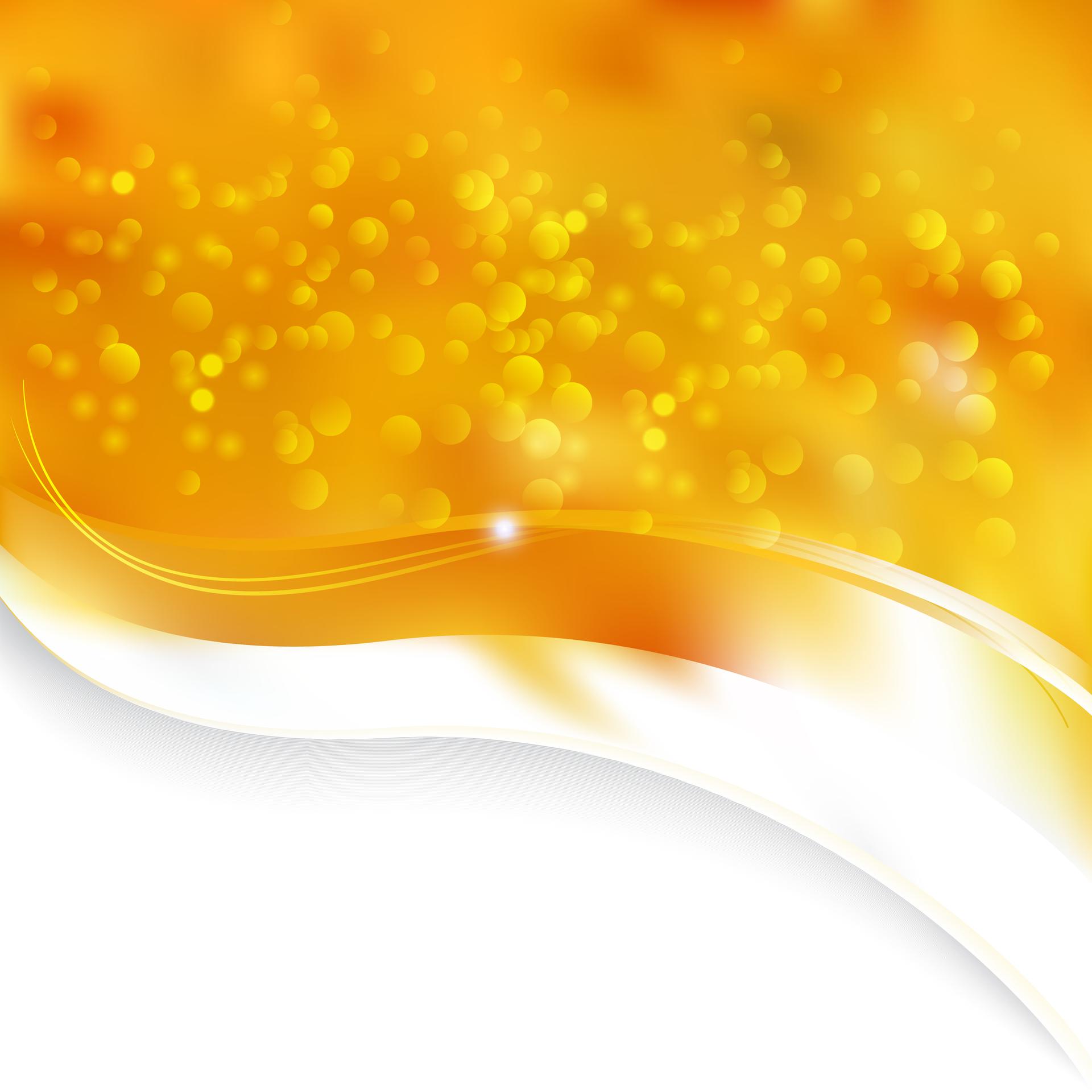 Abstract Orange and White Wave Border Business Background