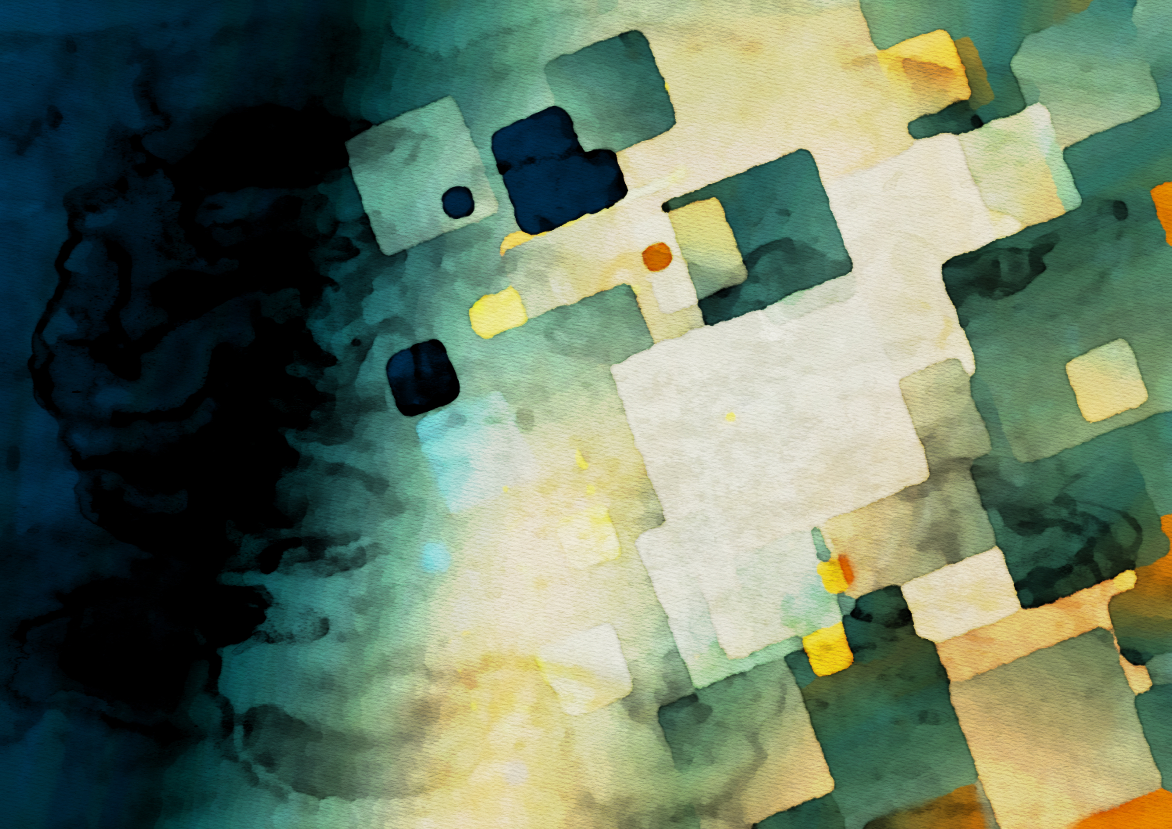 Black Blue and Beige Watercolor Texture Background Image