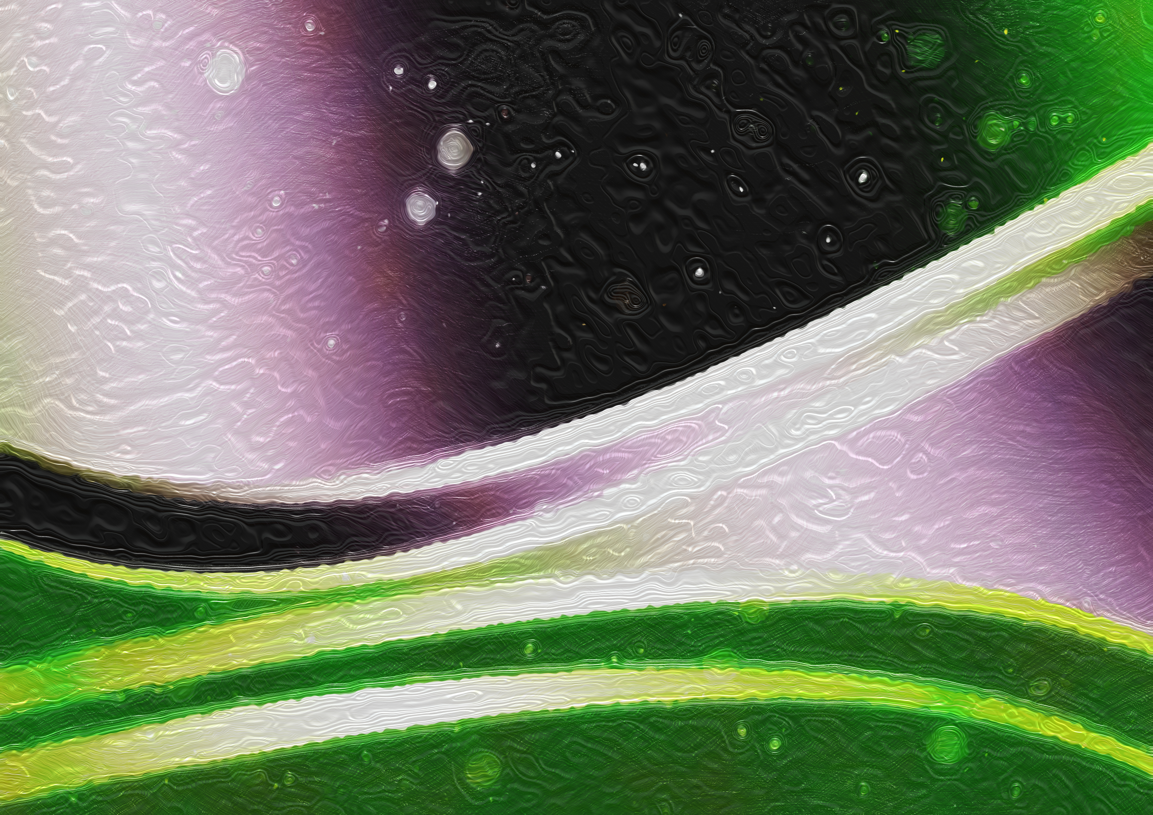 Black Purple and Green Painting Texture Background Image