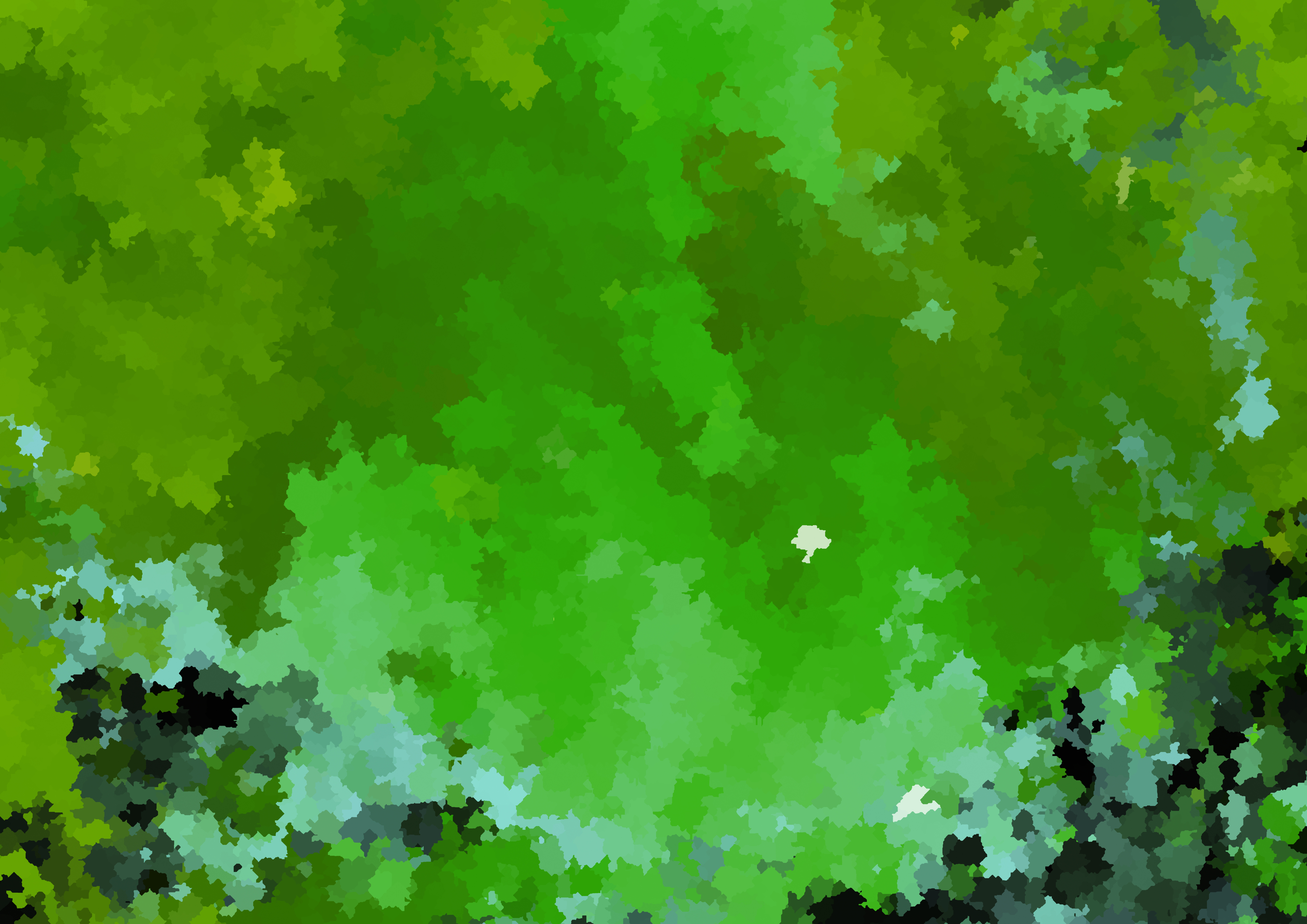 Abstract Green Foliage