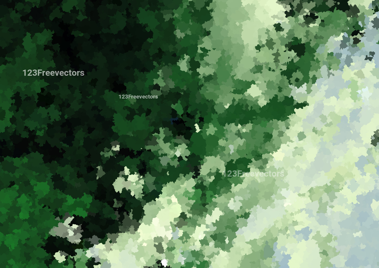 Abstract Green Terrain