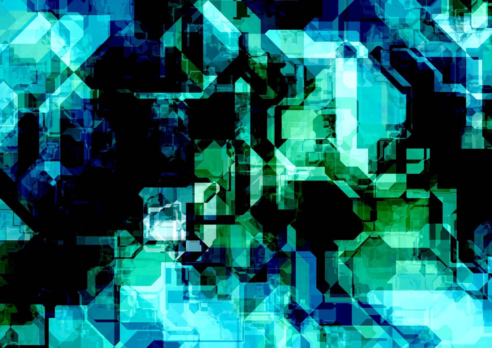 Black Blue and Green Textured Background