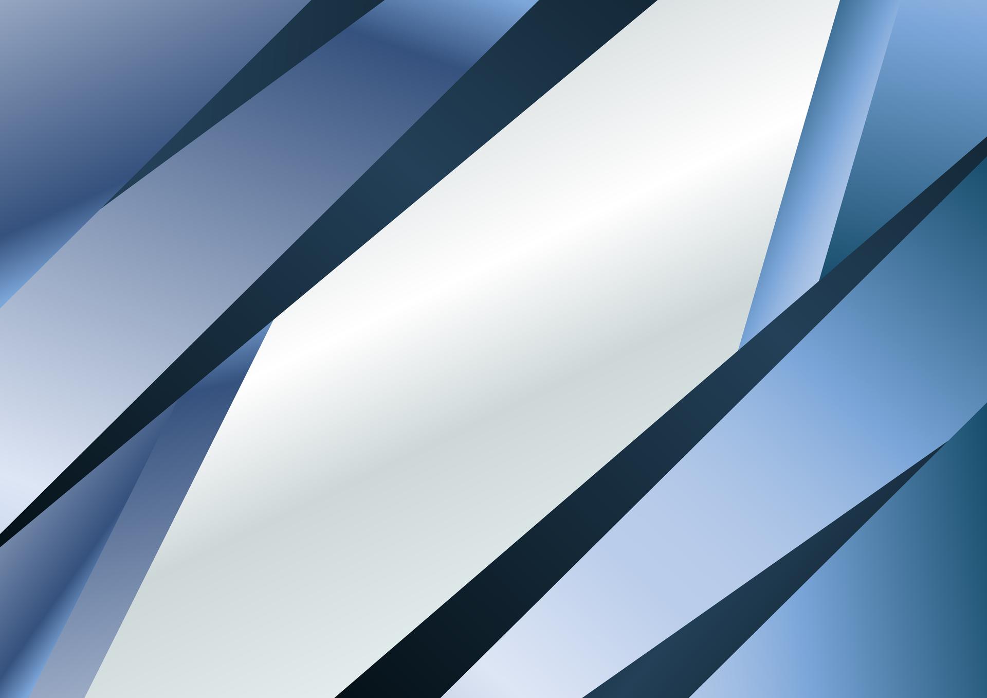 Abstract Blue Geometric Background