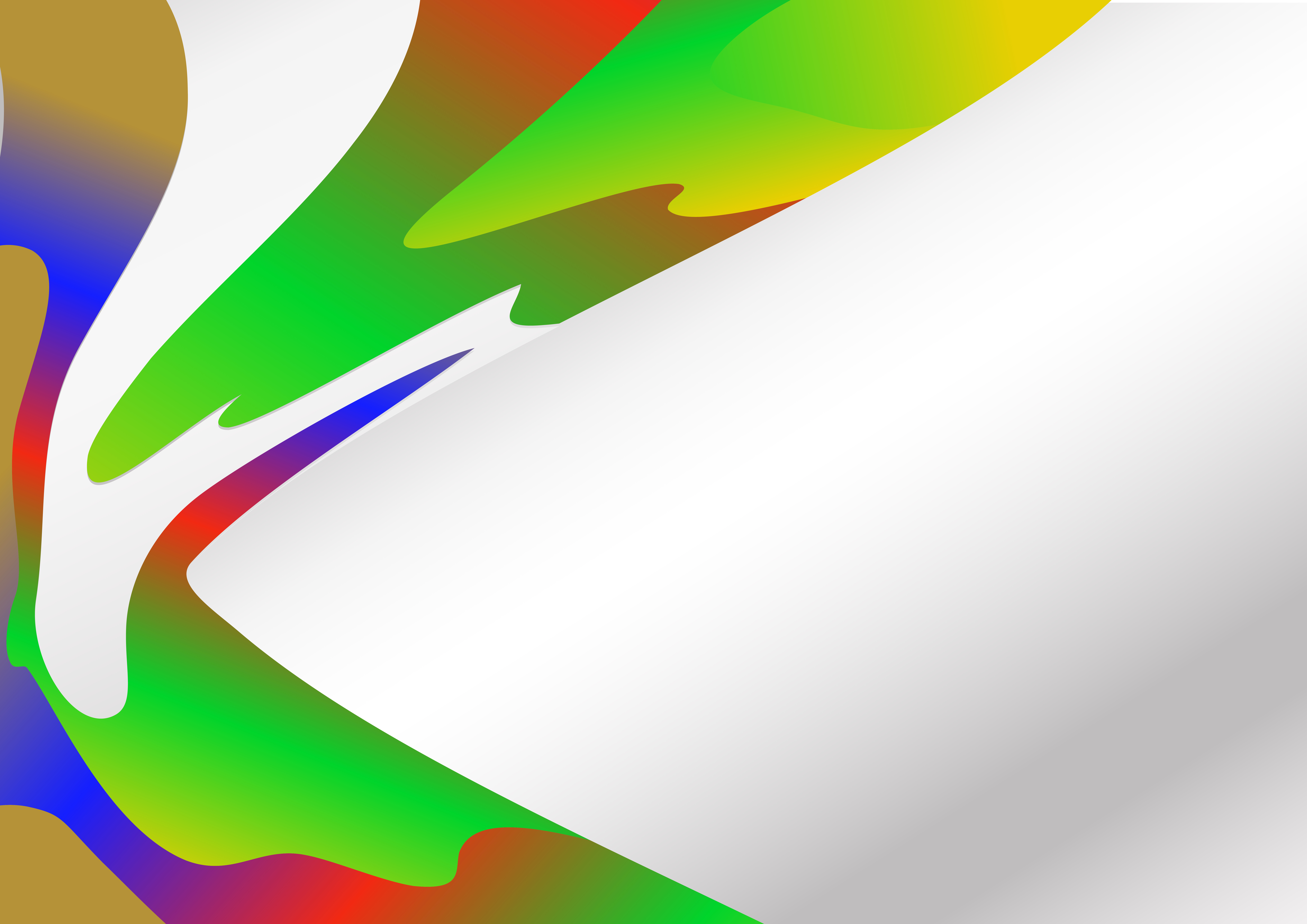 Red Green and Blue Wave Background with Copy Space for Your Text
