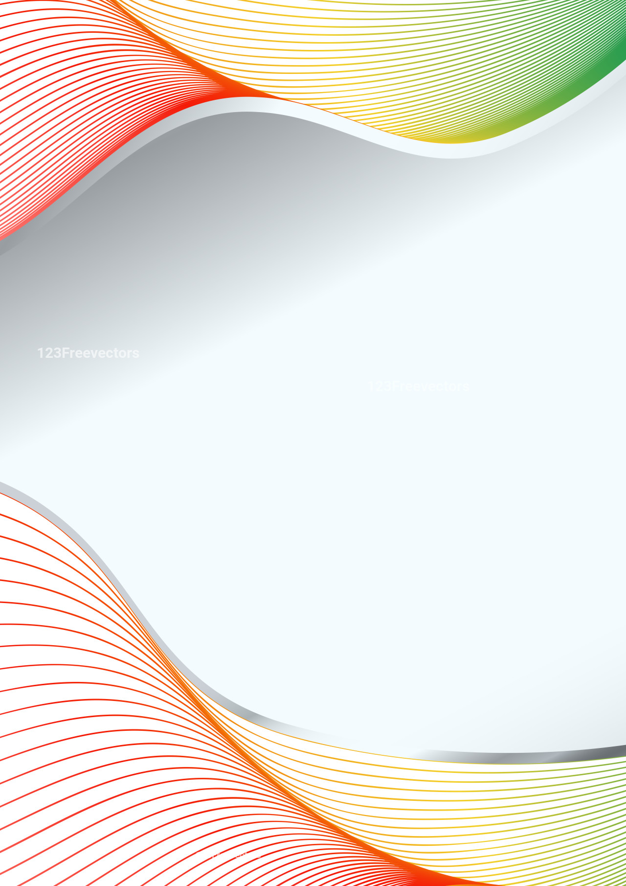 Red Green and Beige Flow Curves Background Template with Space for Your ...