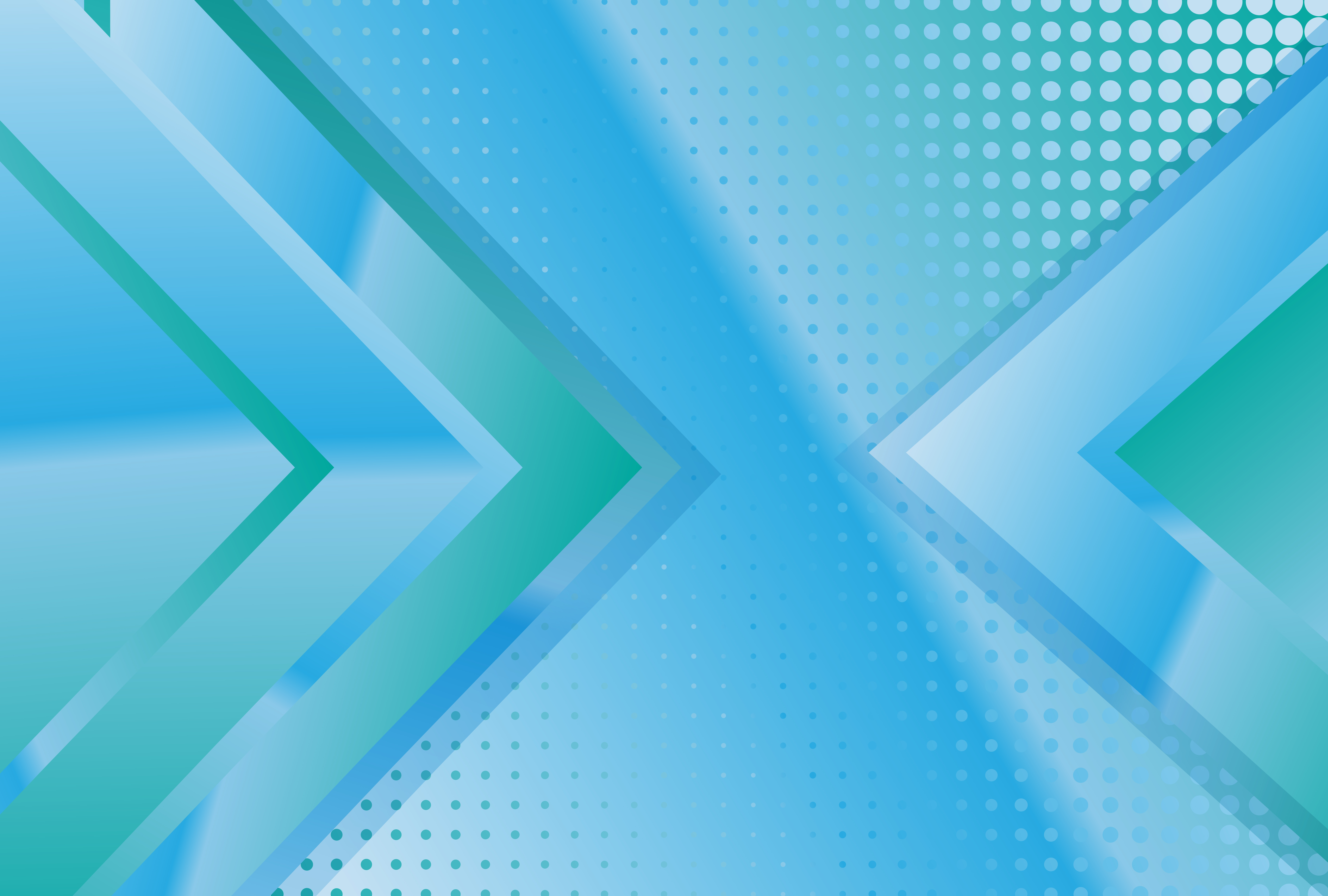 Light Blue Gradient Arrow Background with Dot