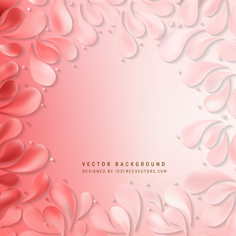 Abstract Light Pink Arc-Drop Background Design
