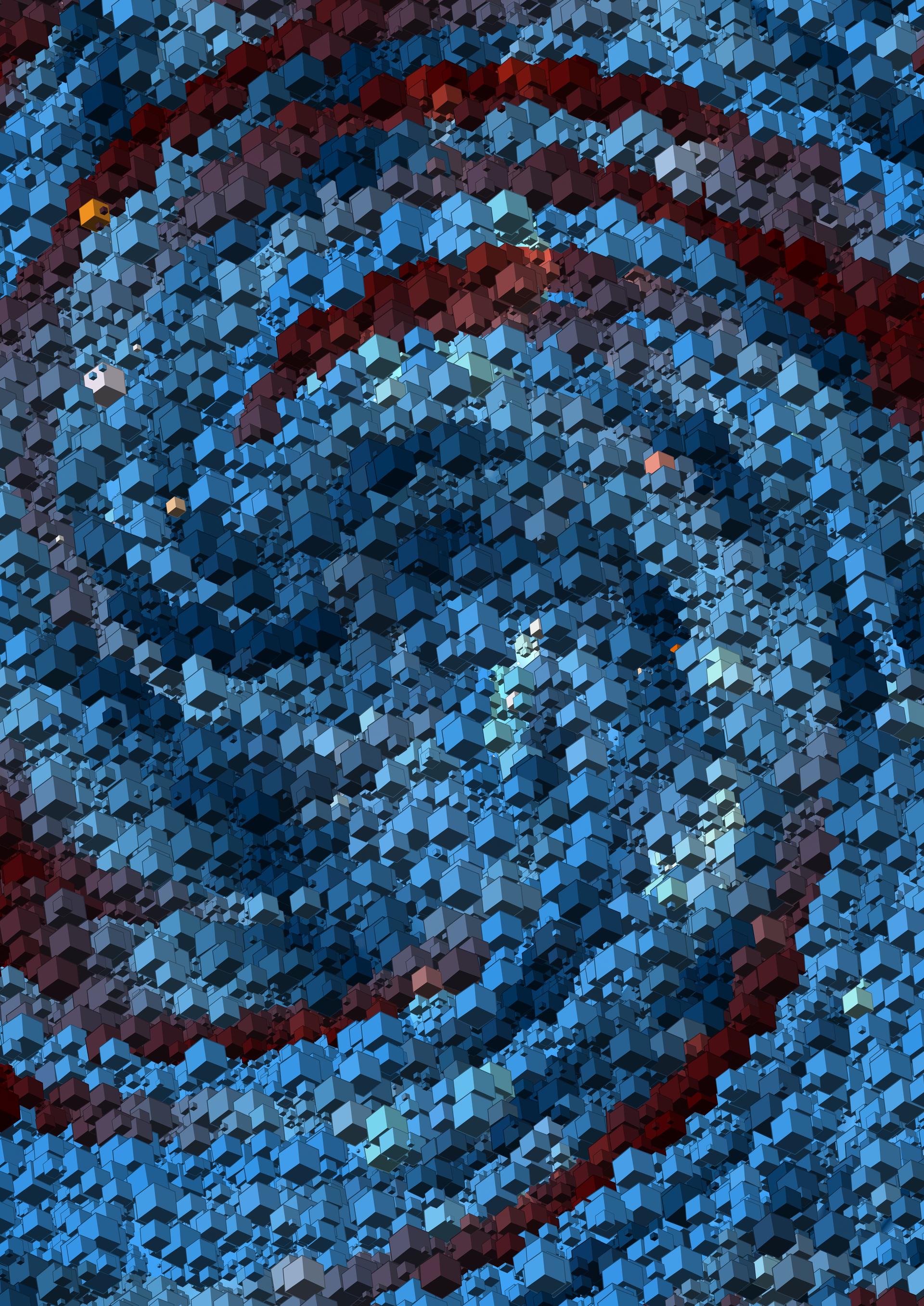 Cubes Abstract Design