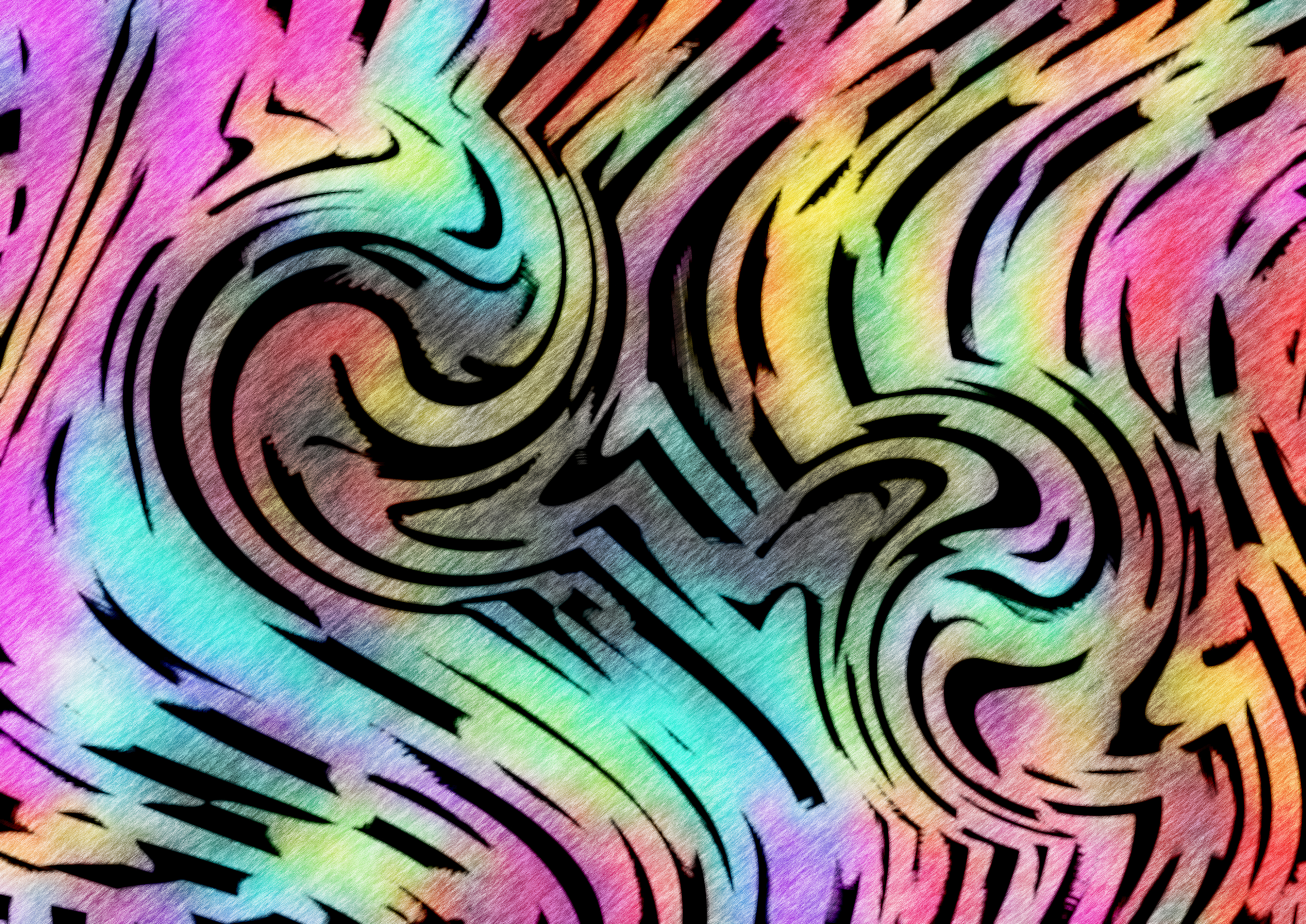 Colorful Swirls and Lines