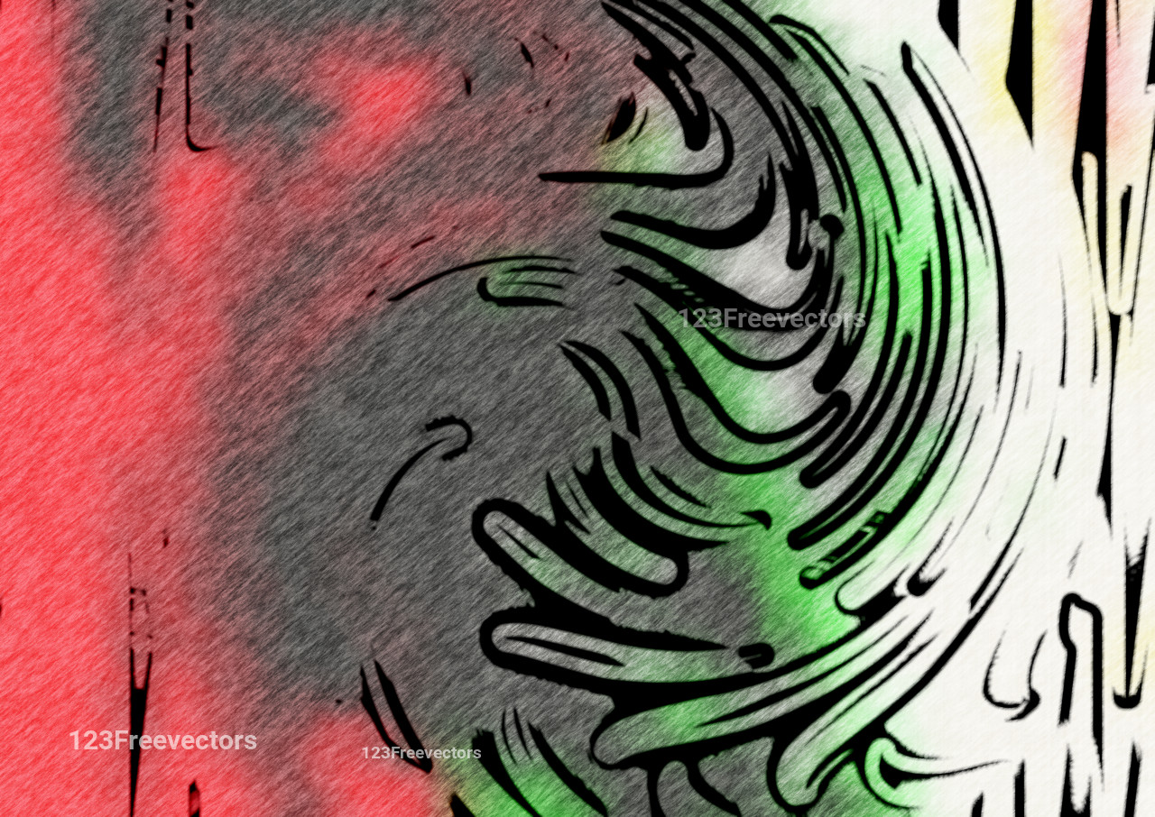 Swirling Abstract Composition