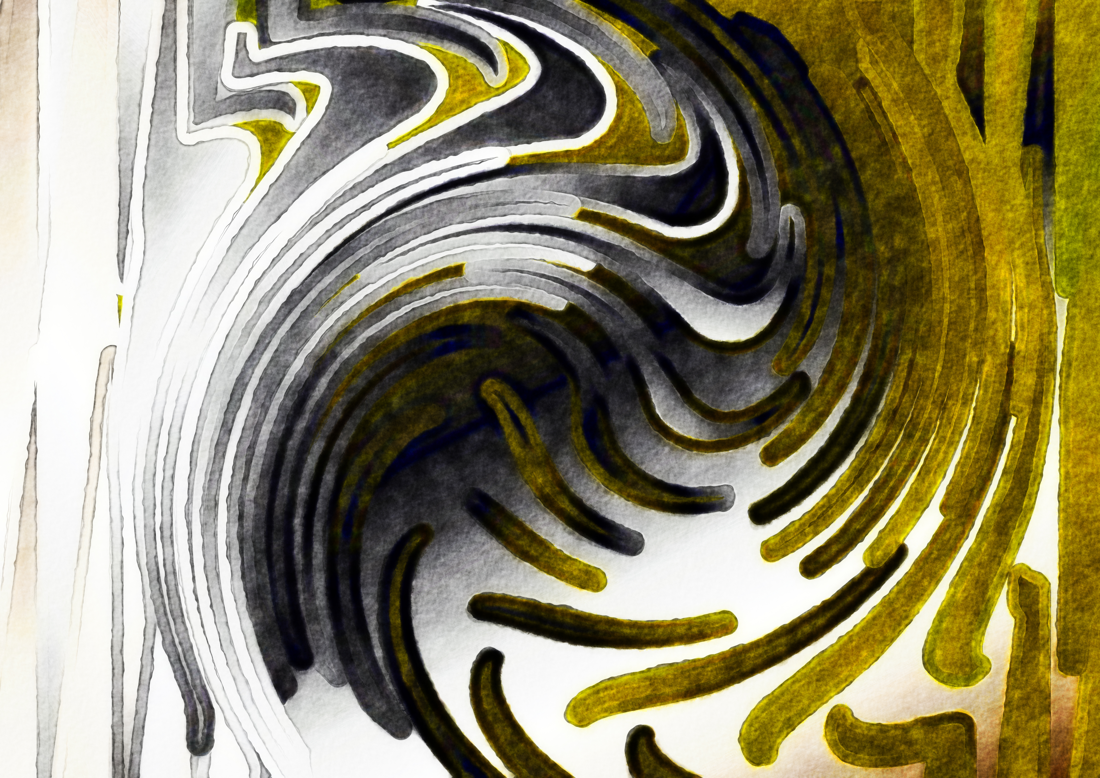 Swirling Abstract Composition