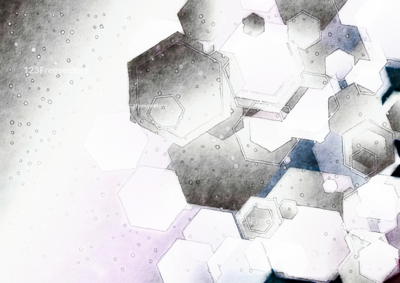 Geometric Hexagon Composition