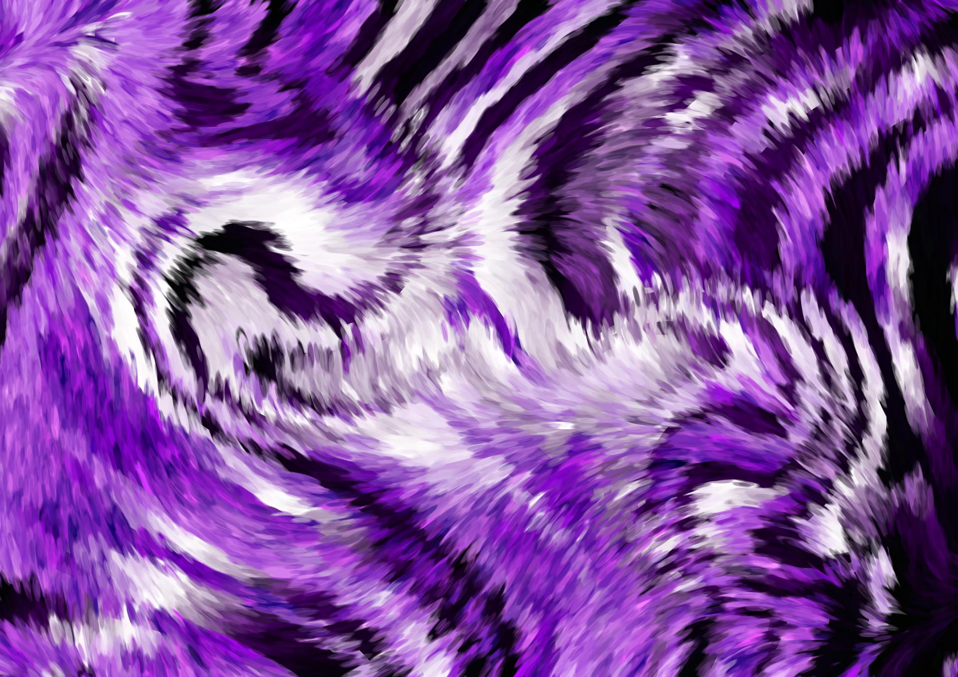 Swirling Purple Abstraction