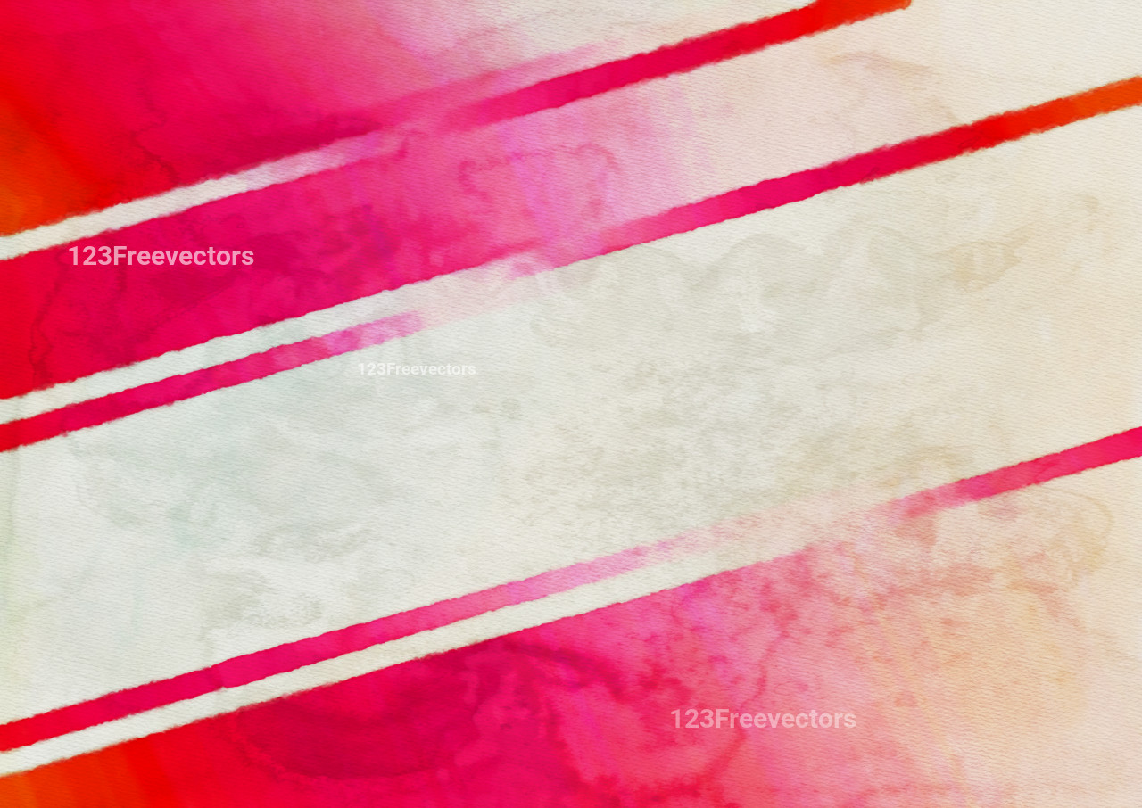 Watercolor Stripes Abstract