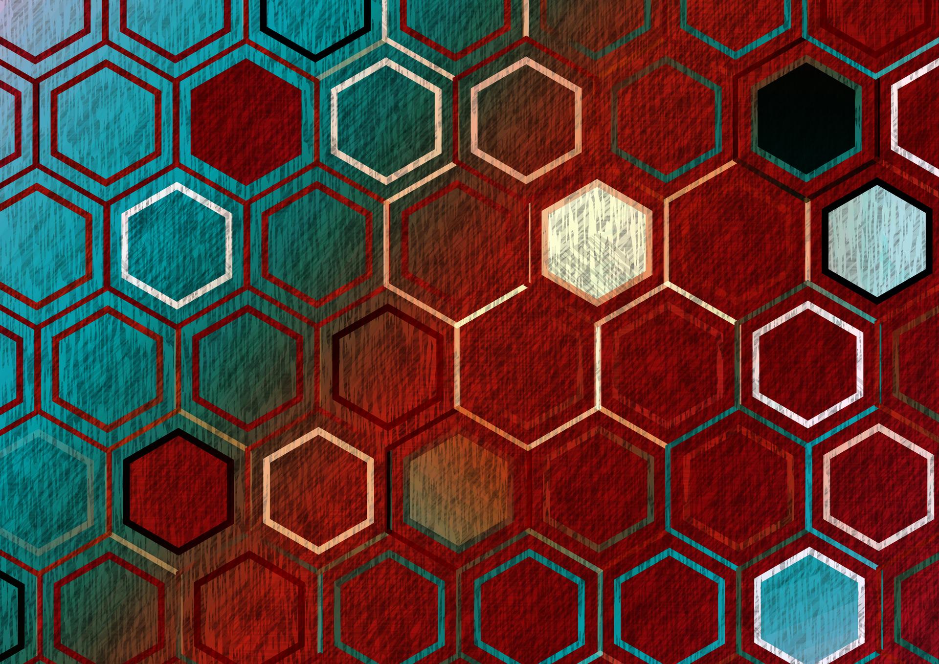Abstract Red and Blue Background Texture