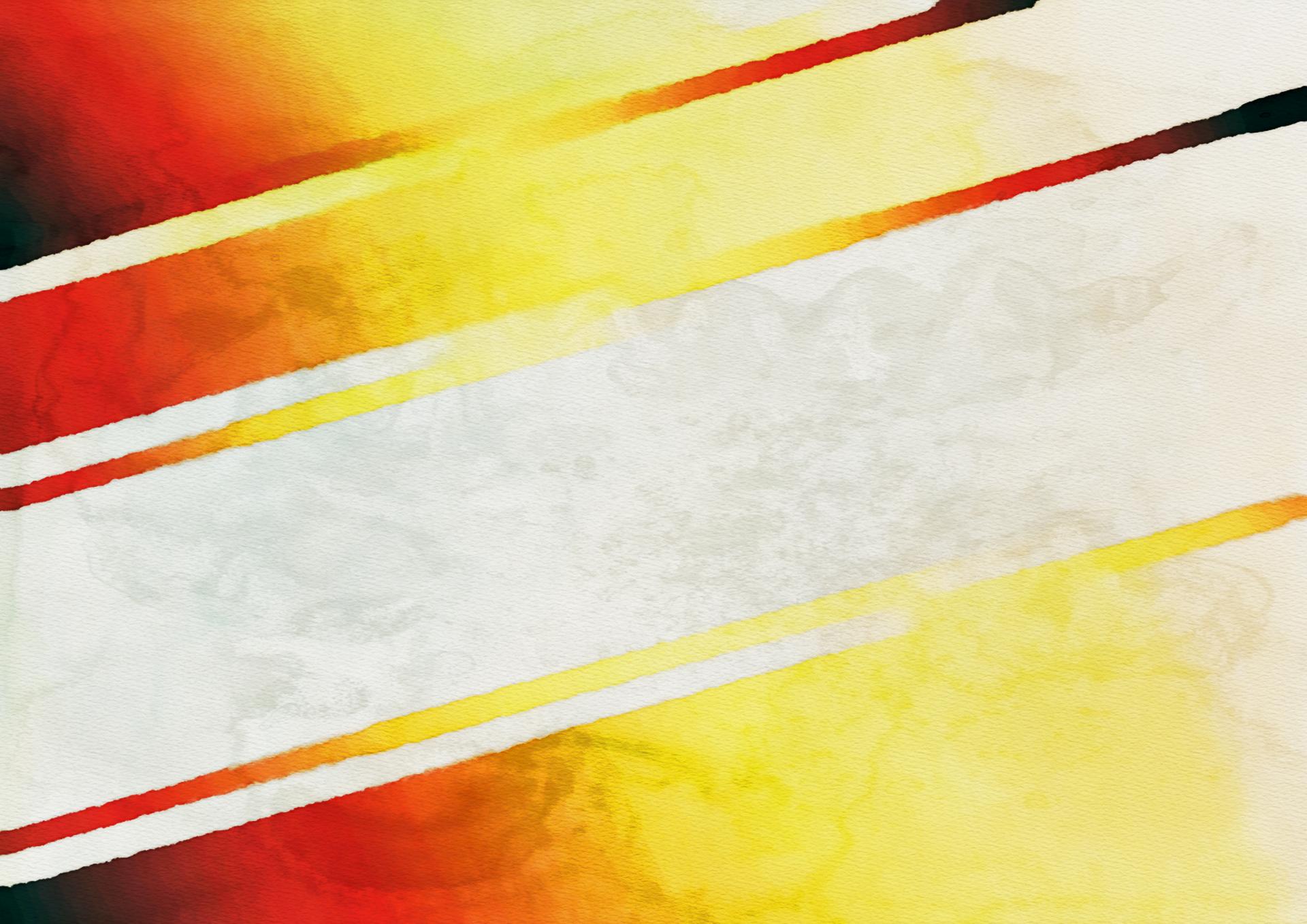 Watercolor Abstract with Diagonal Lines