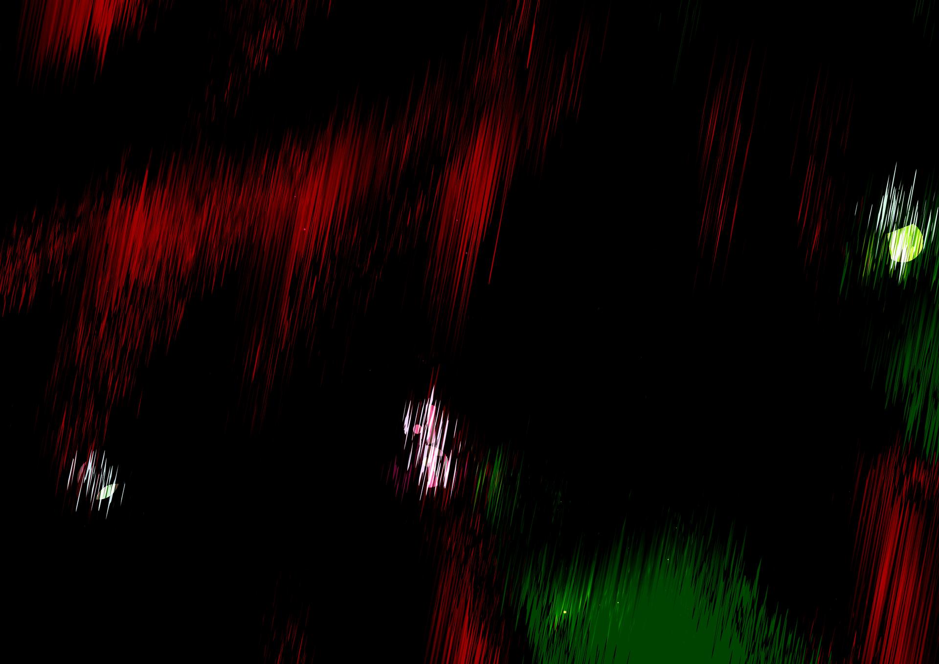 Abstract Red and Green Streaks