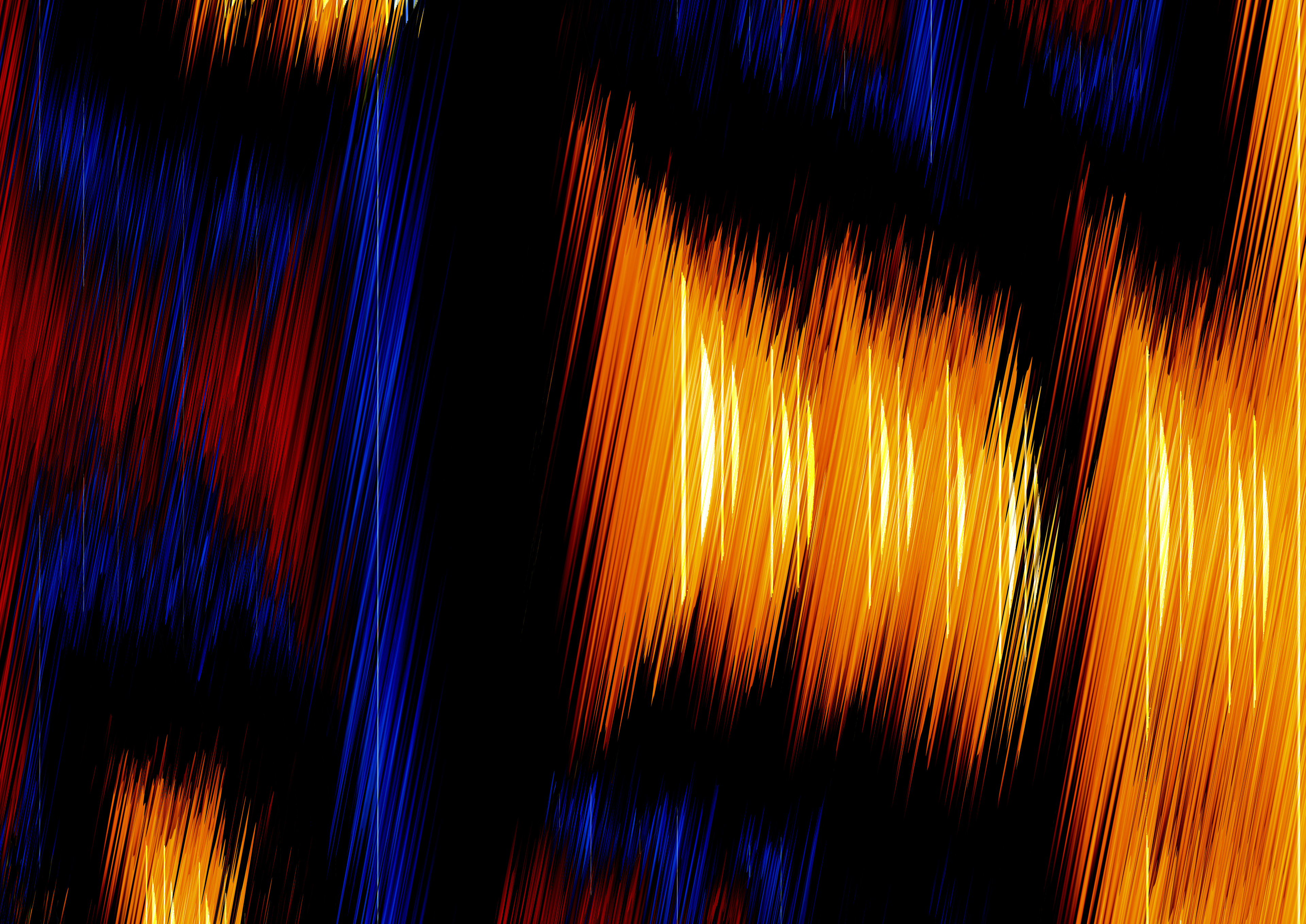Blue Orange and Black Abstract Texture Background Image