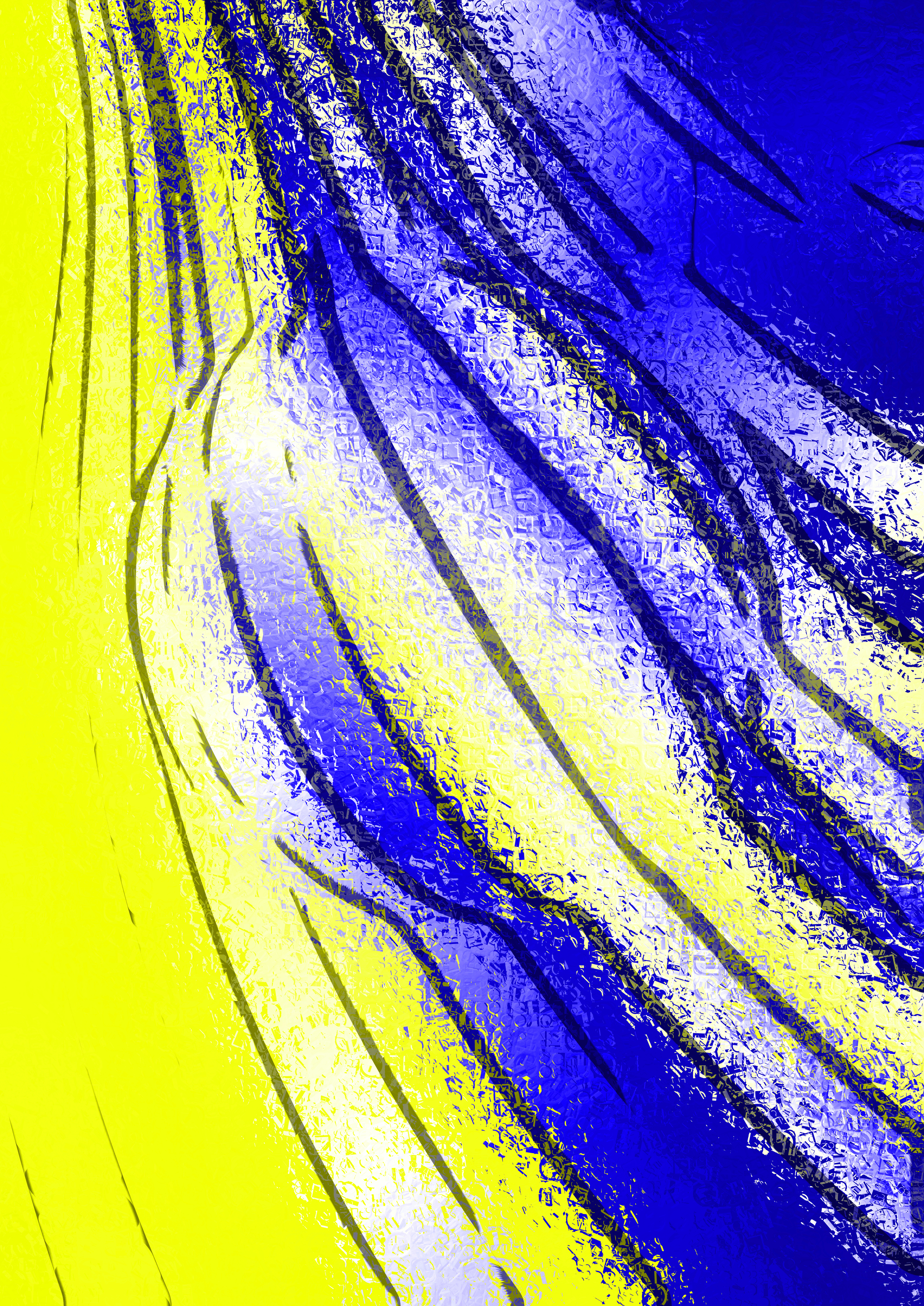 Abstract Blue Yellow and White Texture Background Design