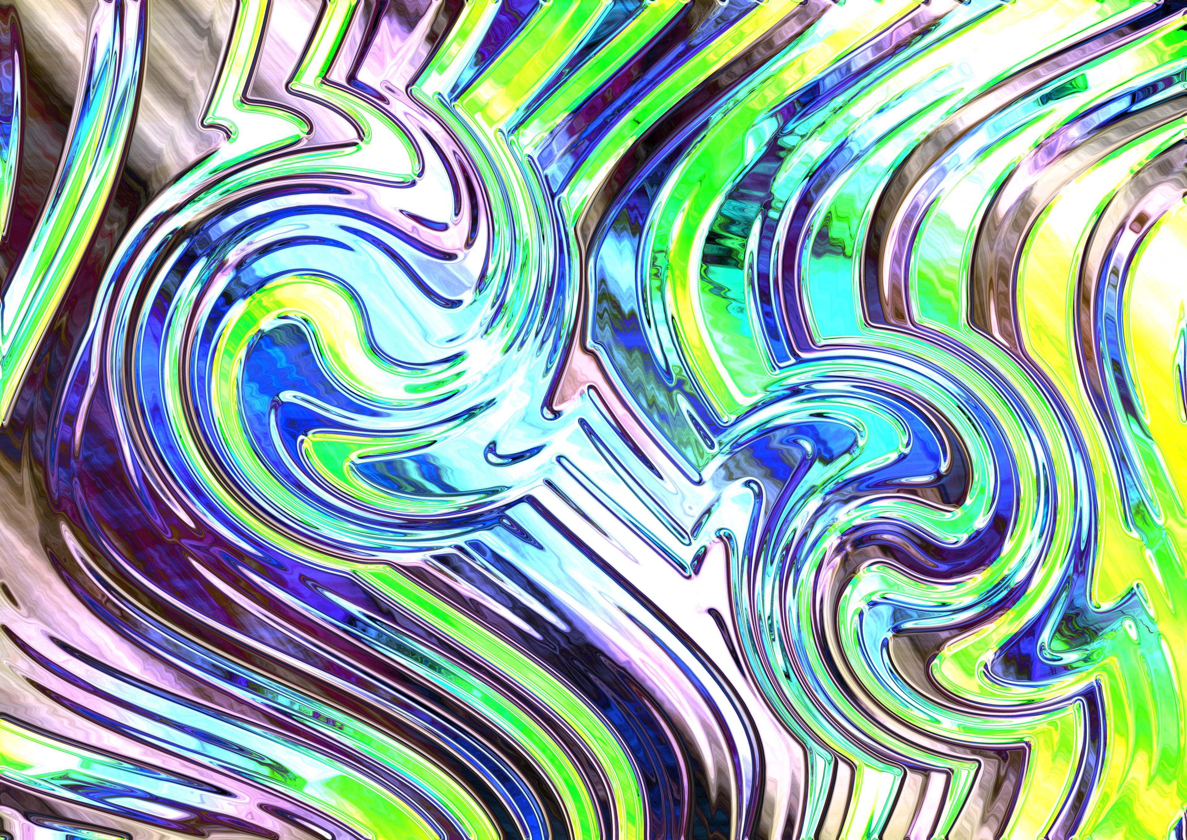 Swirling Abstract Shapes