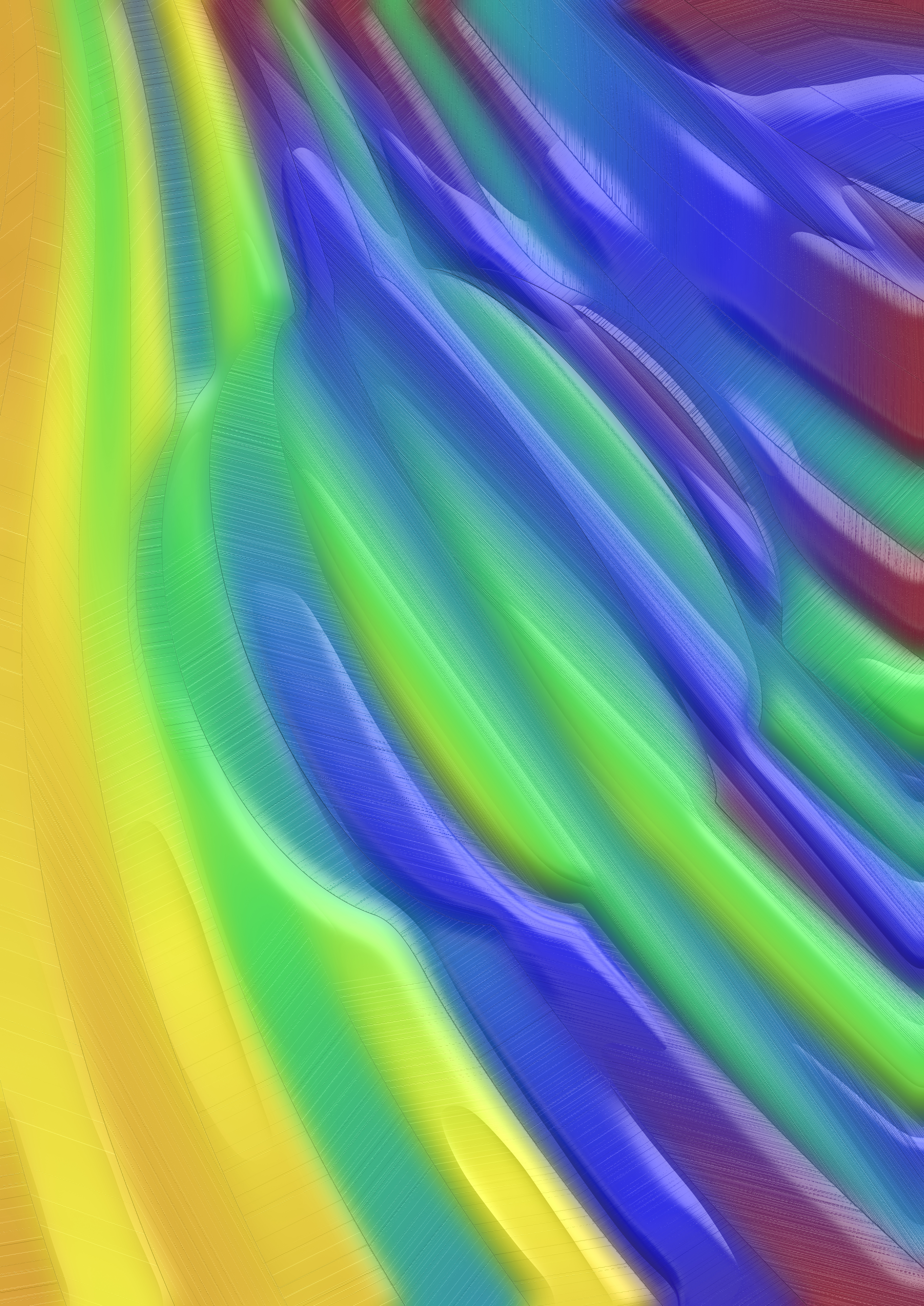 Abstract Blue Green and Orange Background Texture