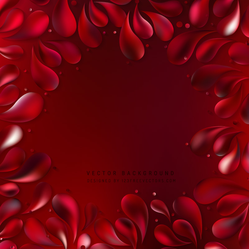 Dark Red Arc Drops Background