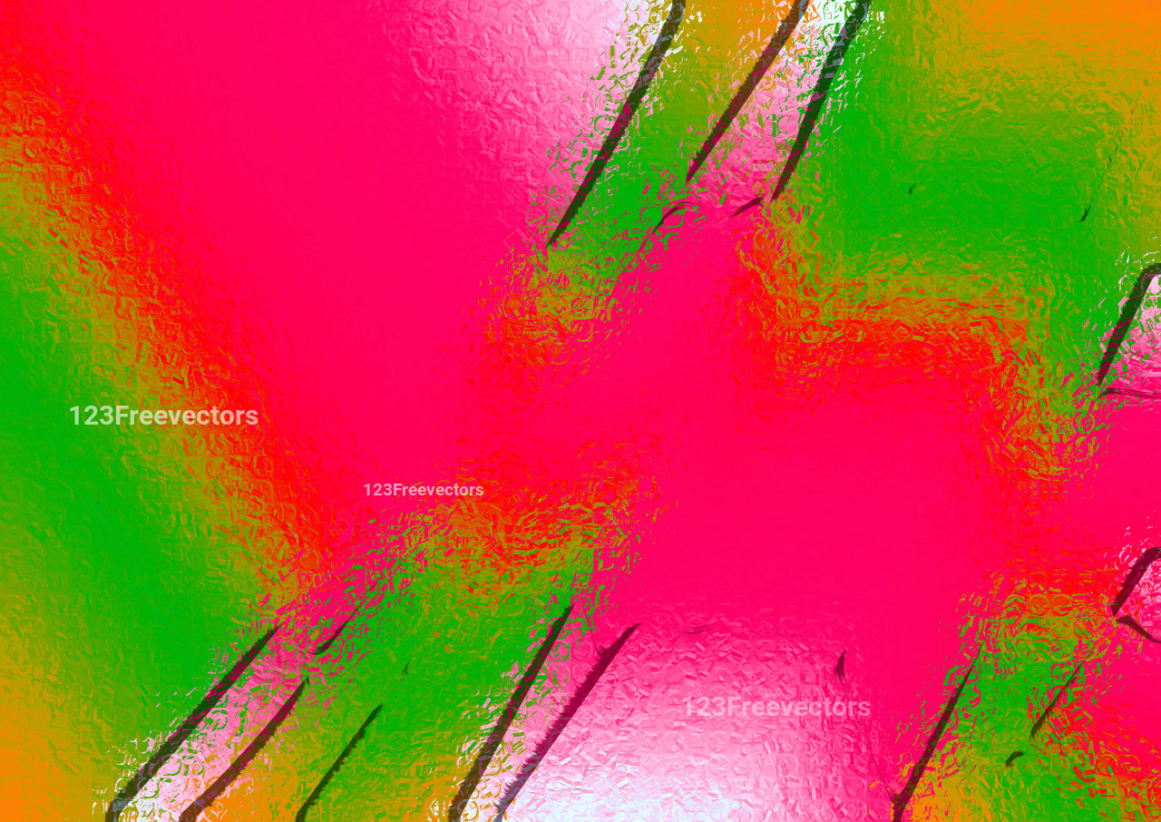 Textured Abstract in Pink and Green