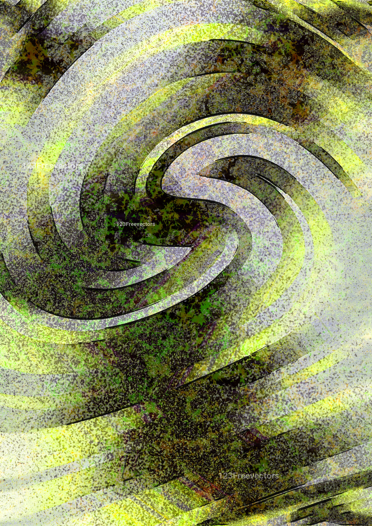 Abstract Grey Green and Yellow Texture Background