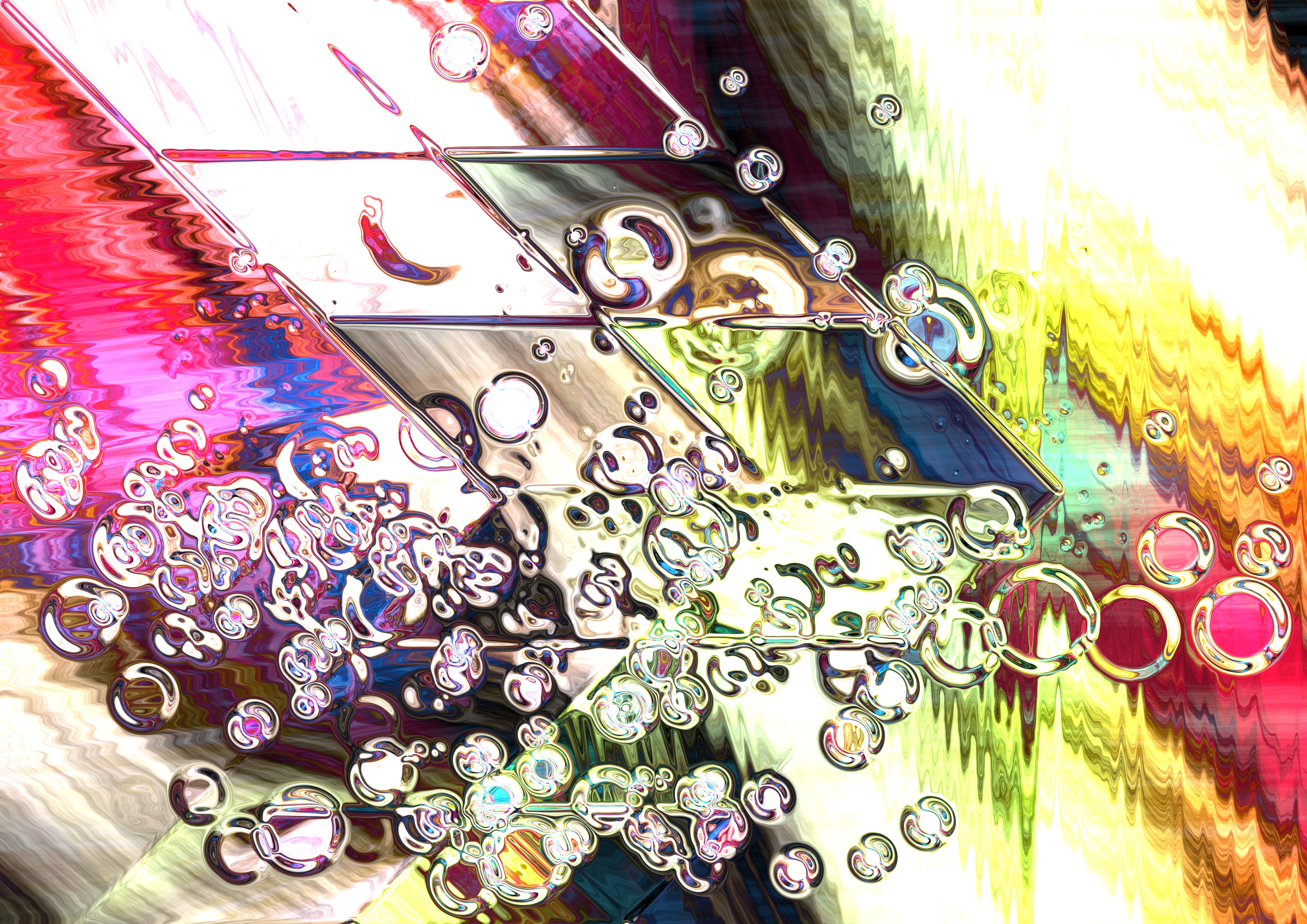 Abstract Bubbles and Geometric Shapes
