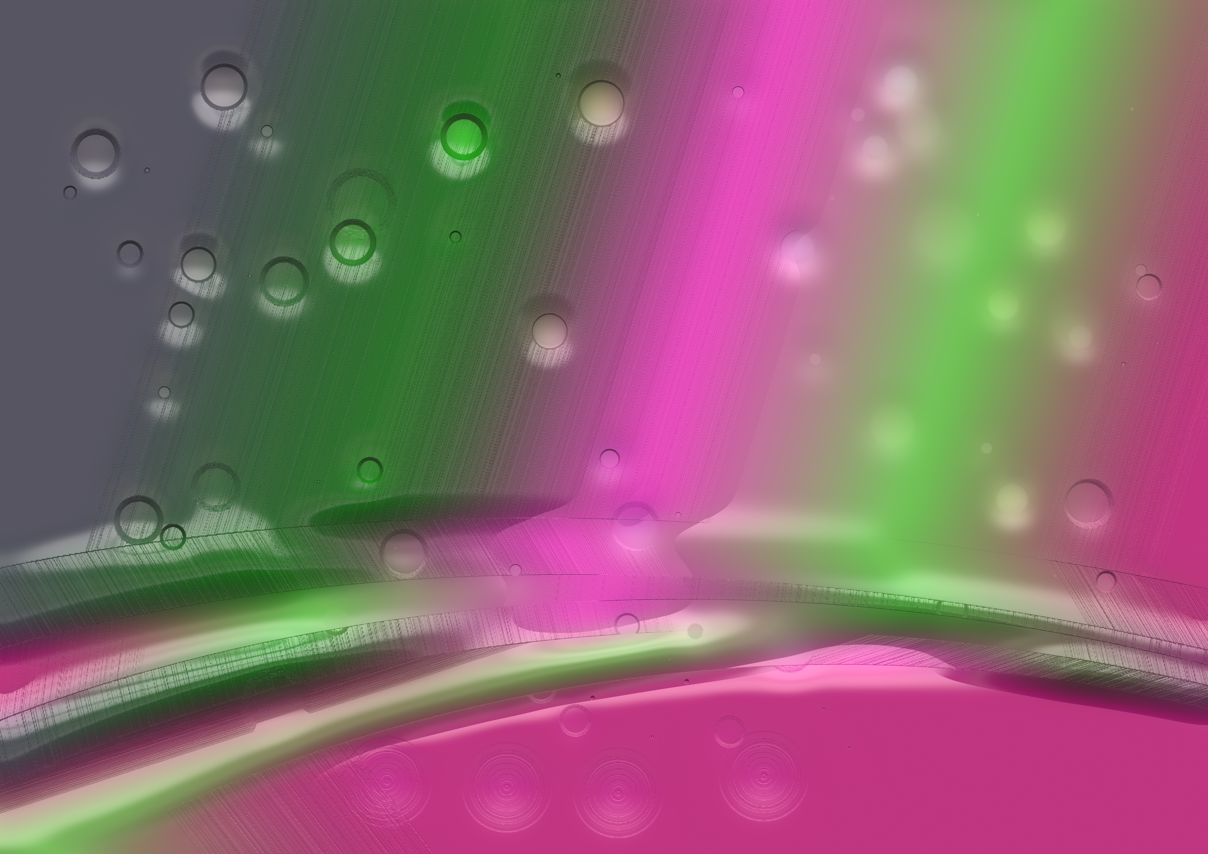 Gradient Bubbles and Lines