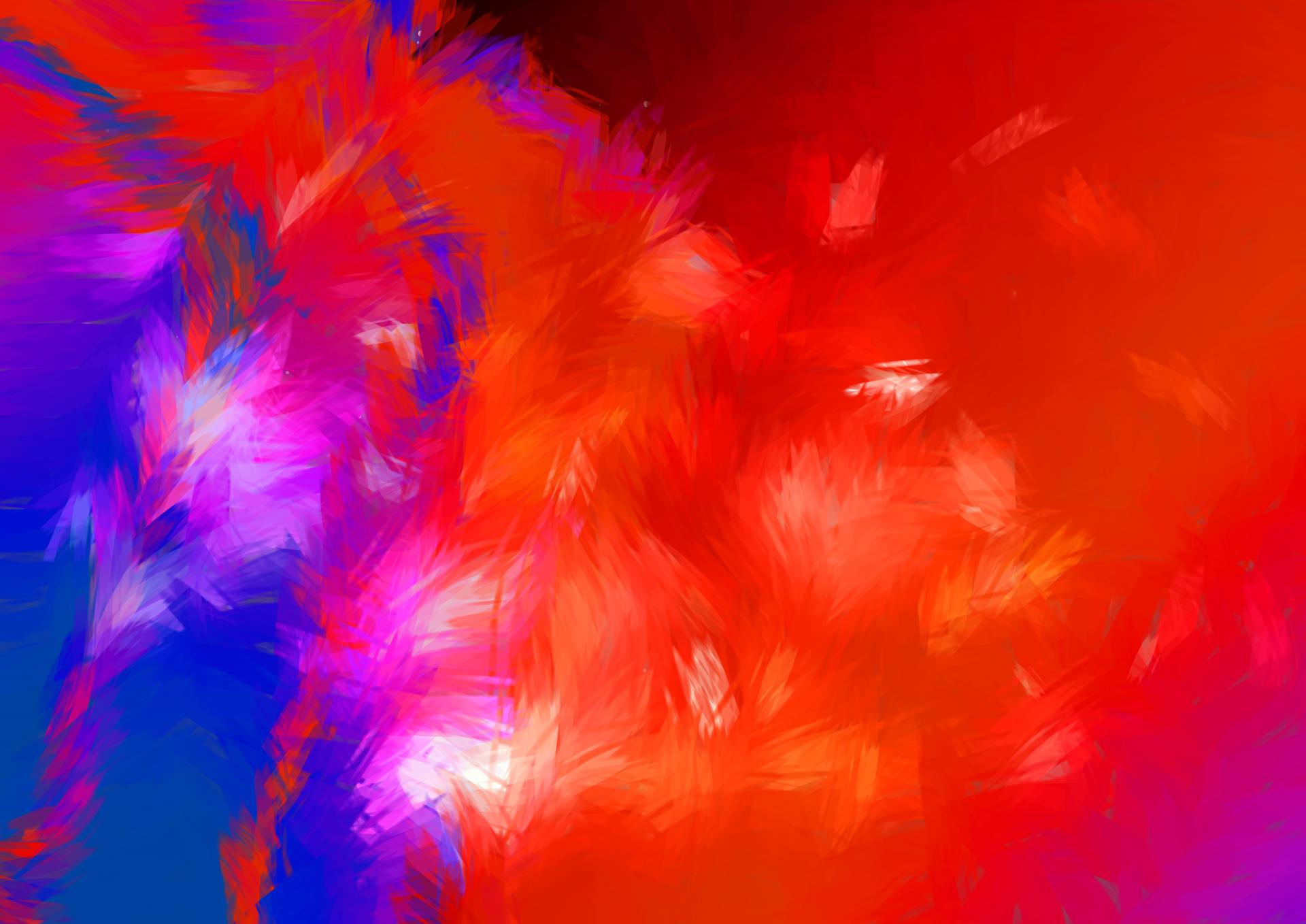 Abstract Brushstroke Canvas