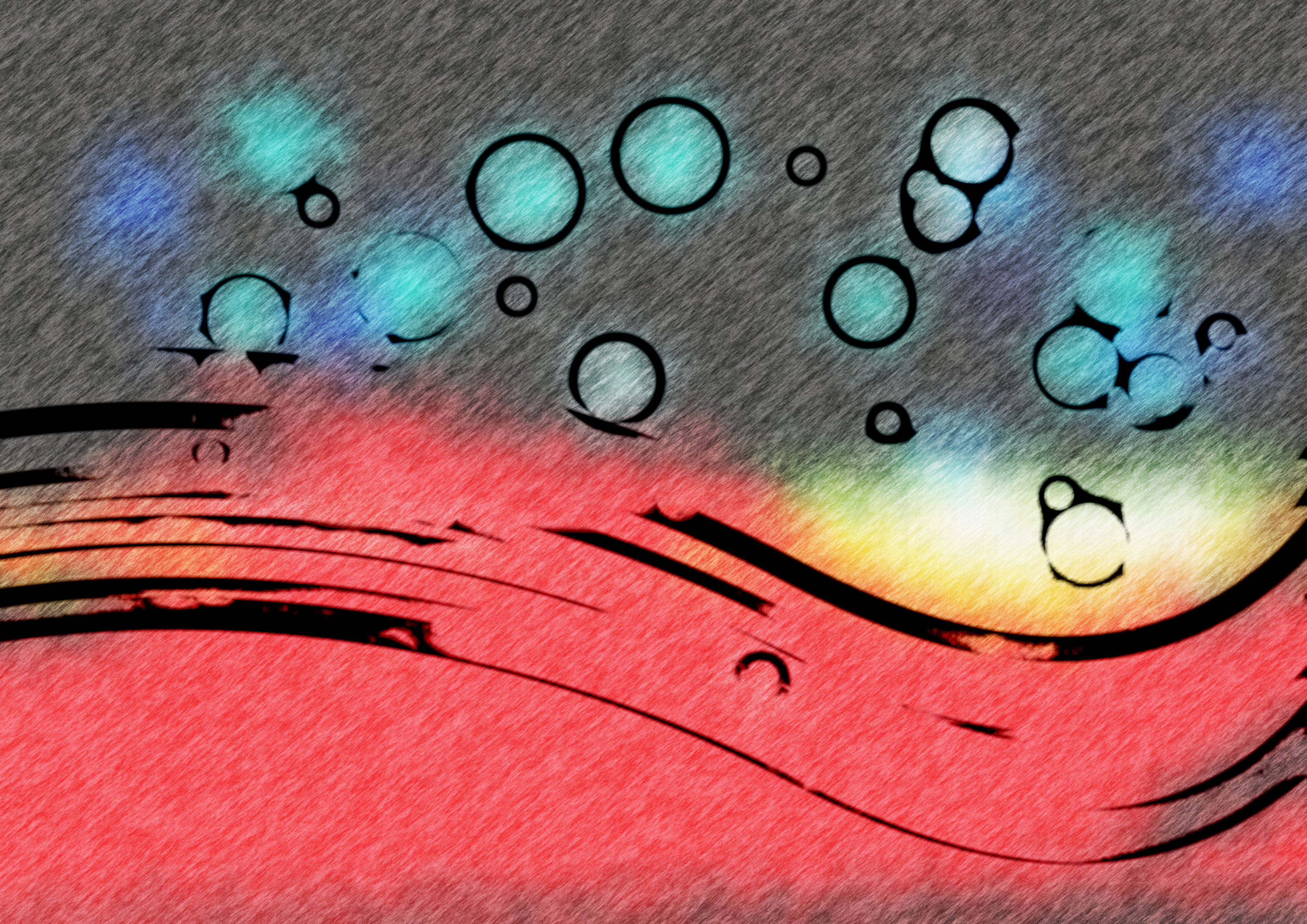 Abstract Bubbles and Waves