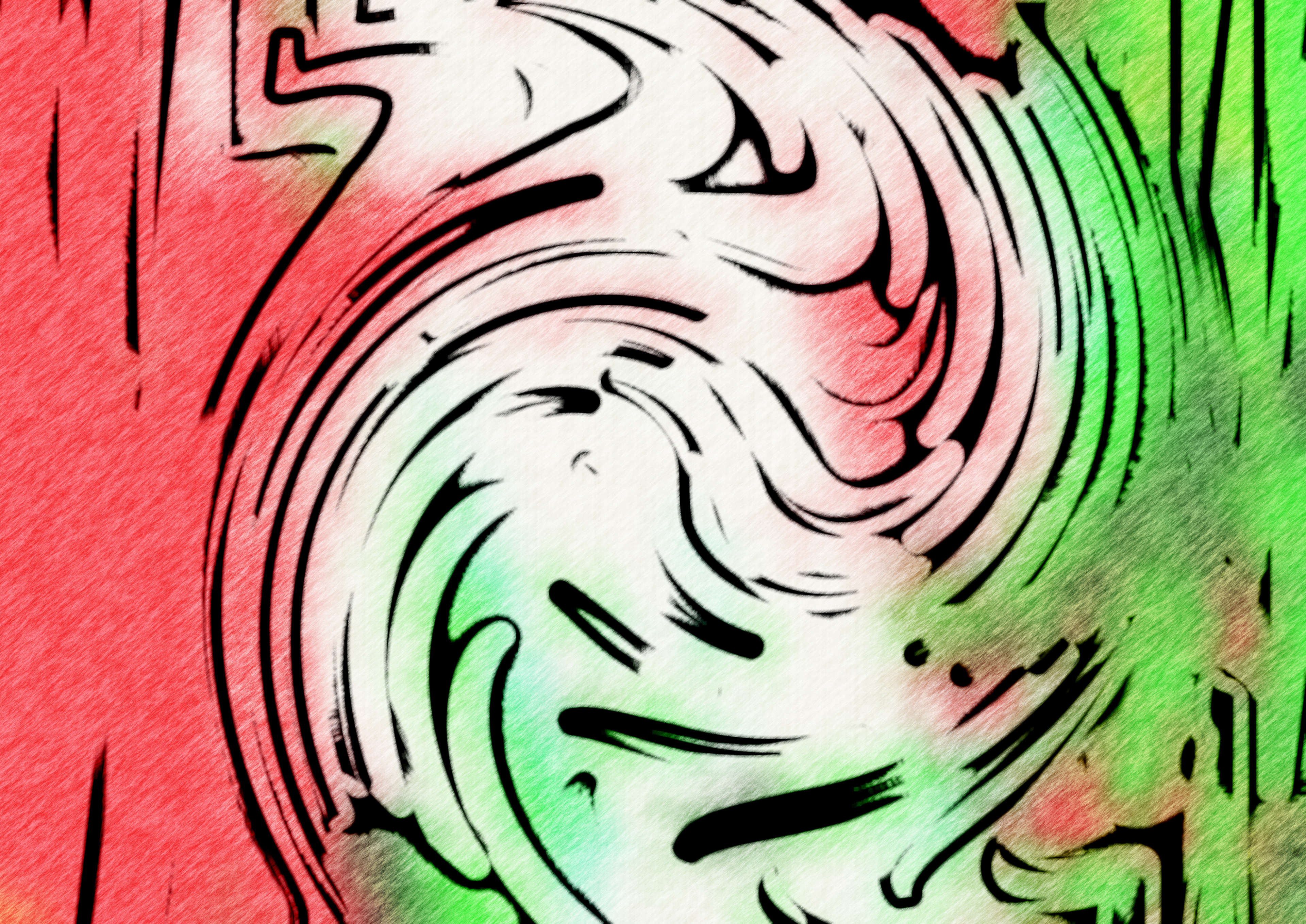 Swirling Abstract Lines