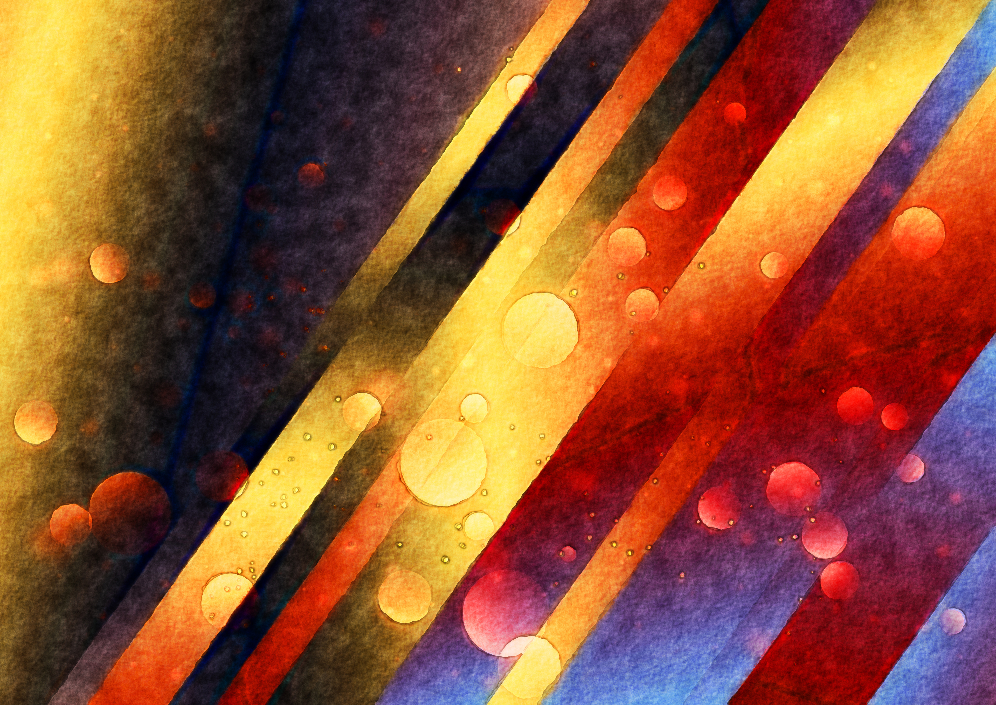 Abstract Stripes and Bubbles