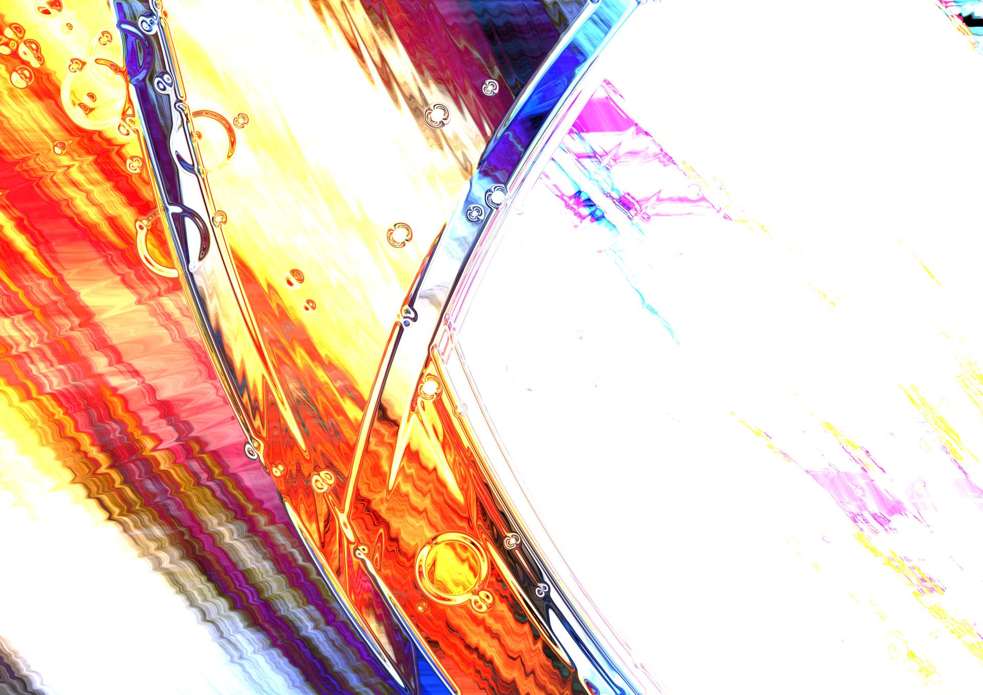 Abstract Wave of Colors