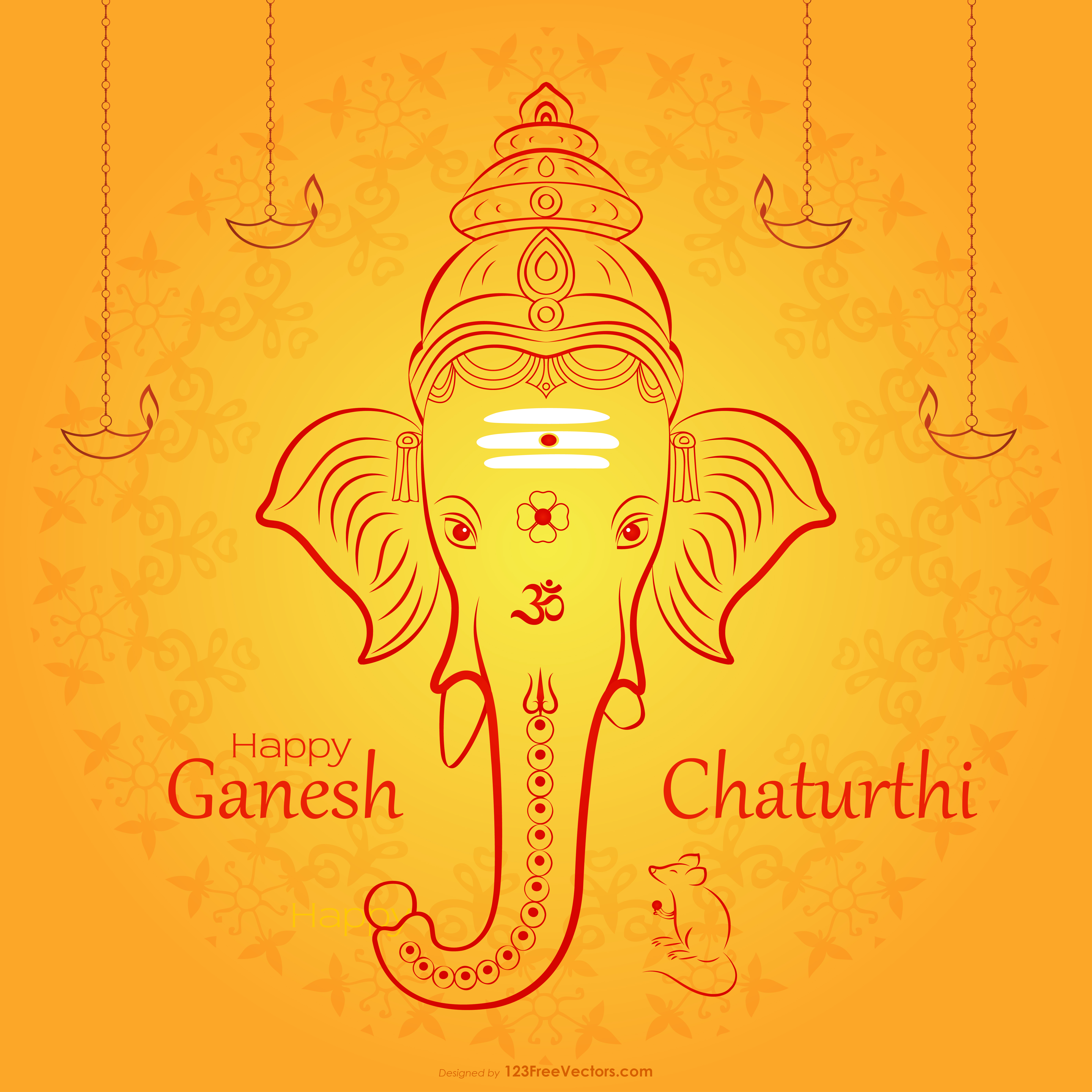 Free Ganesh Chaturthi Background