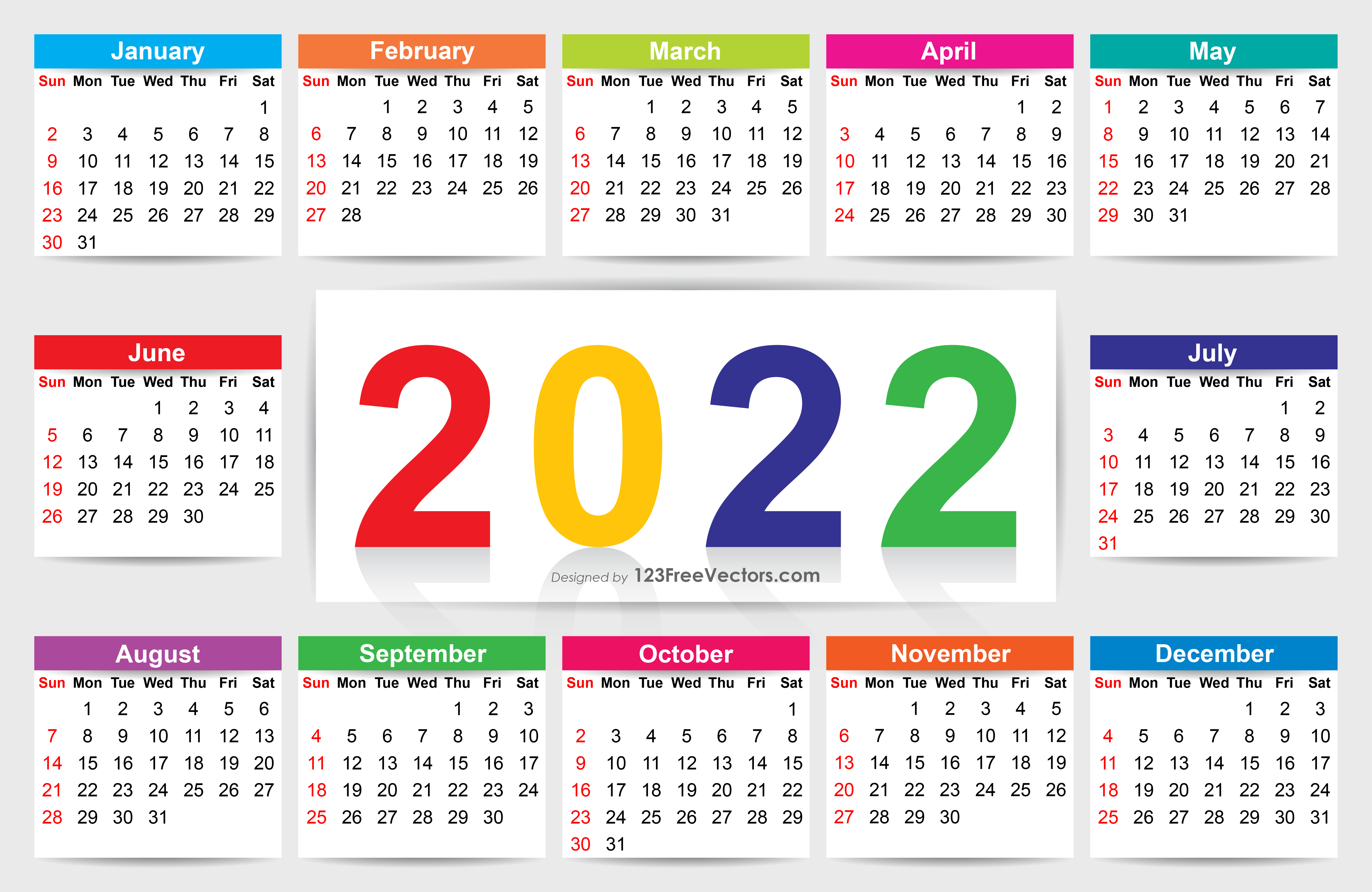 Free Download 2022 Calendar Free Download Calendar 2022