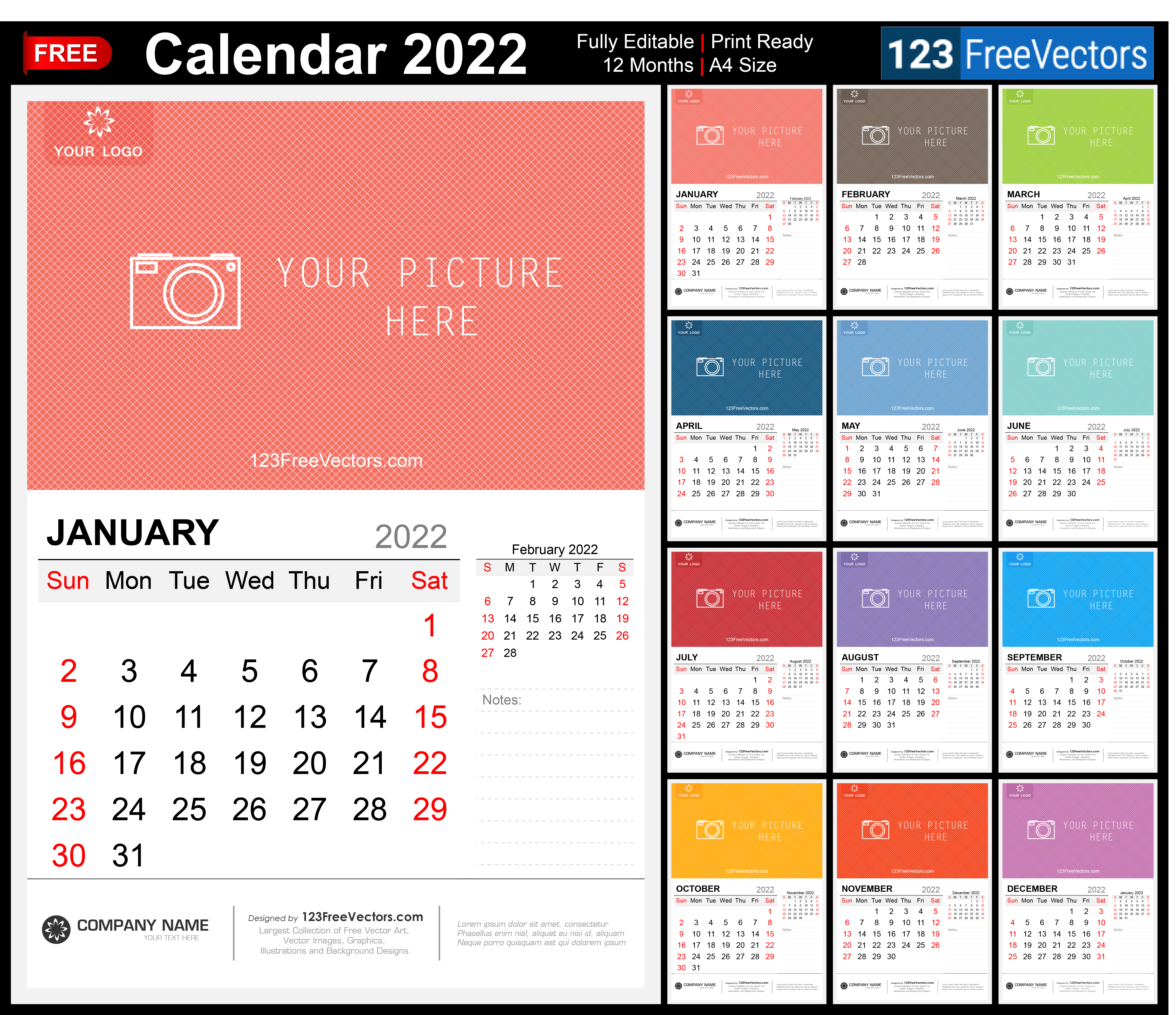 2022 Wall Calendar