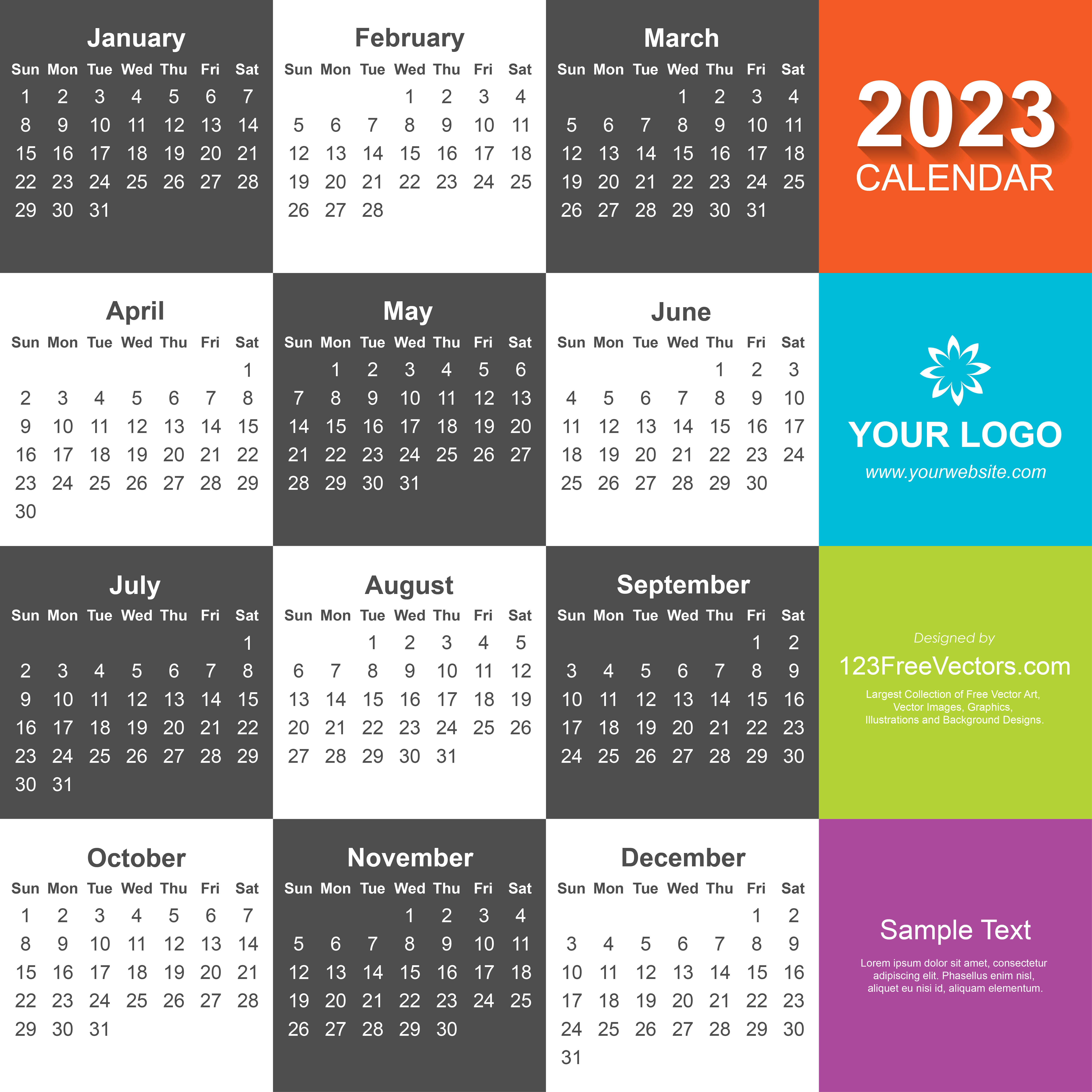 Free Download Calendar 2023
