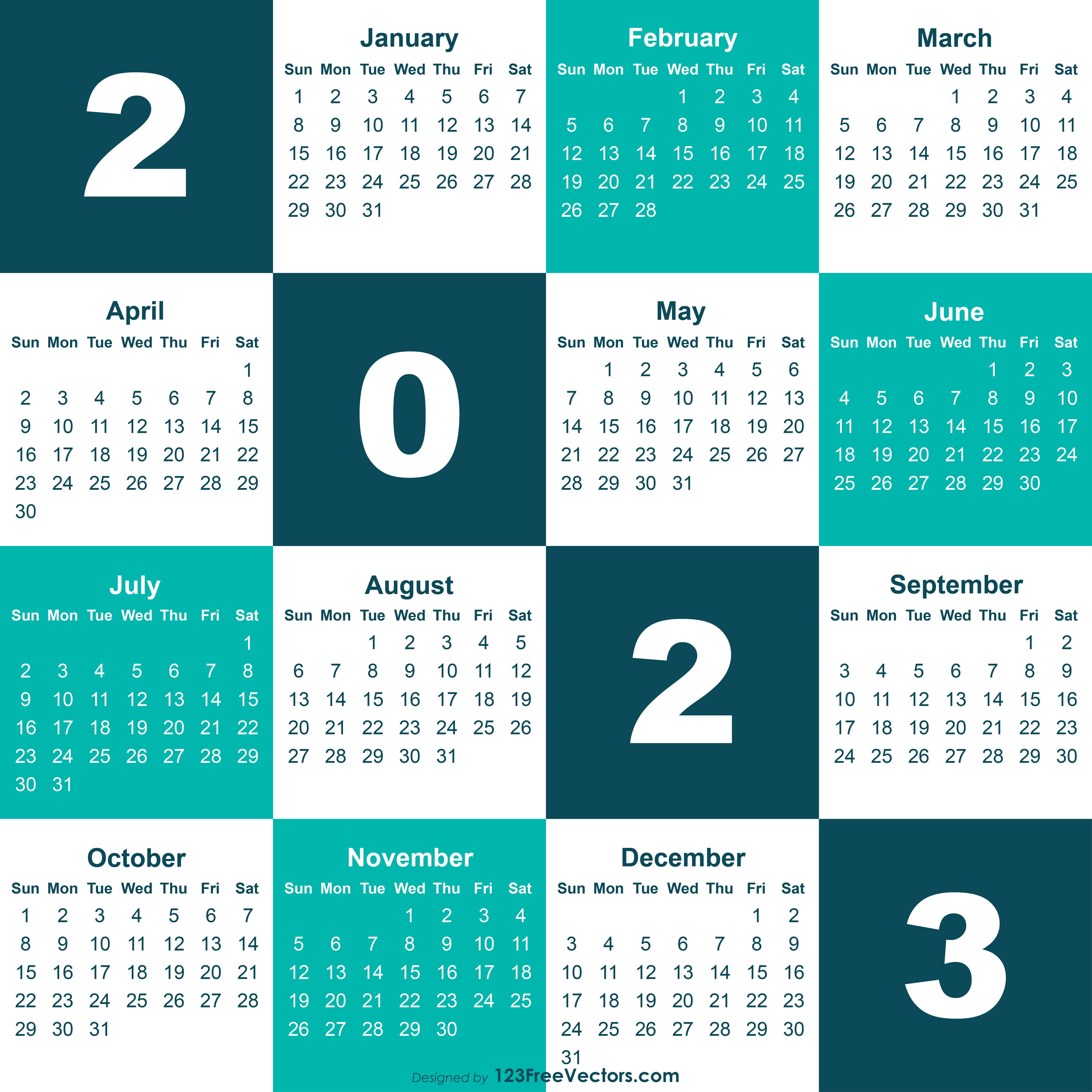 2023 Calendar EPS