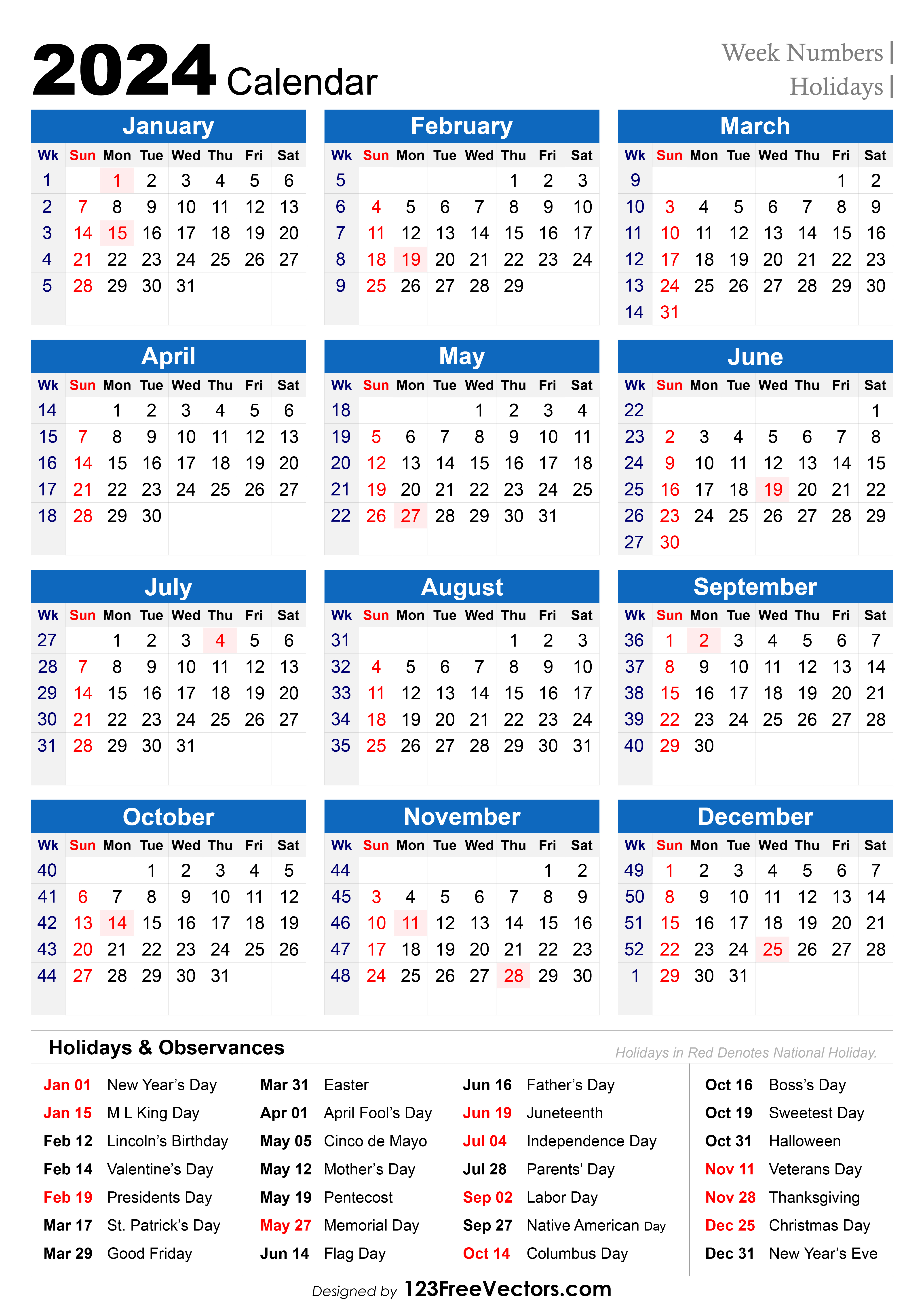 Holiday This Week 2024 Moina Chantal