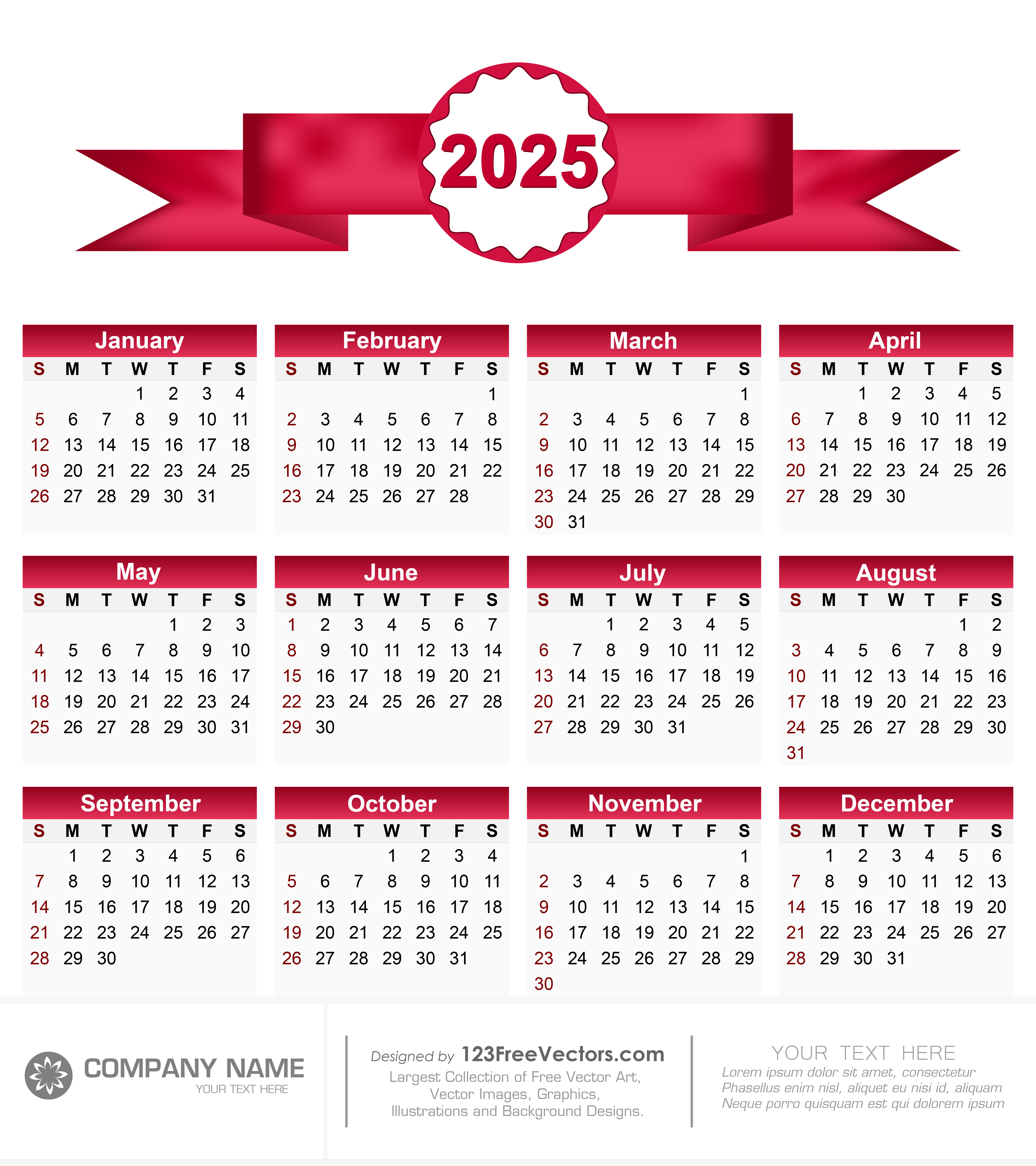 Calendar 2025 PDF