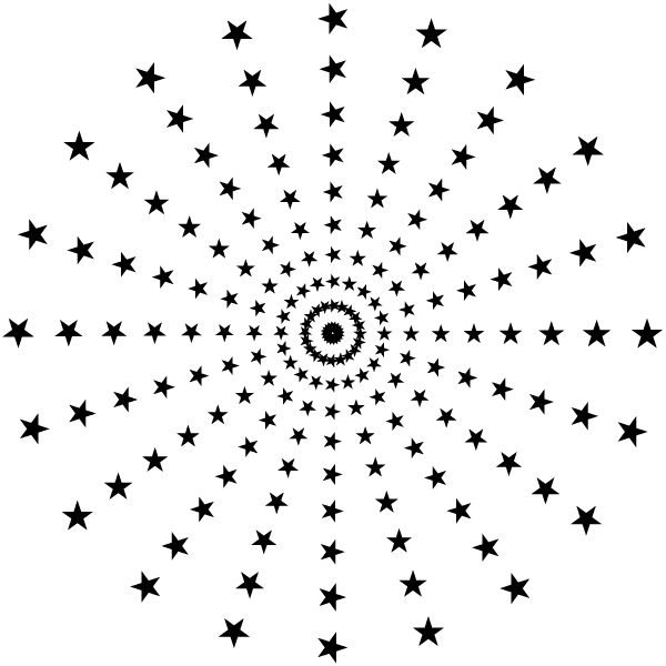 Halftone Star Vector Patterns Illustrator Free
