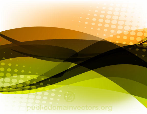 Abstract Glowing Vector Background with Halftone Pattern